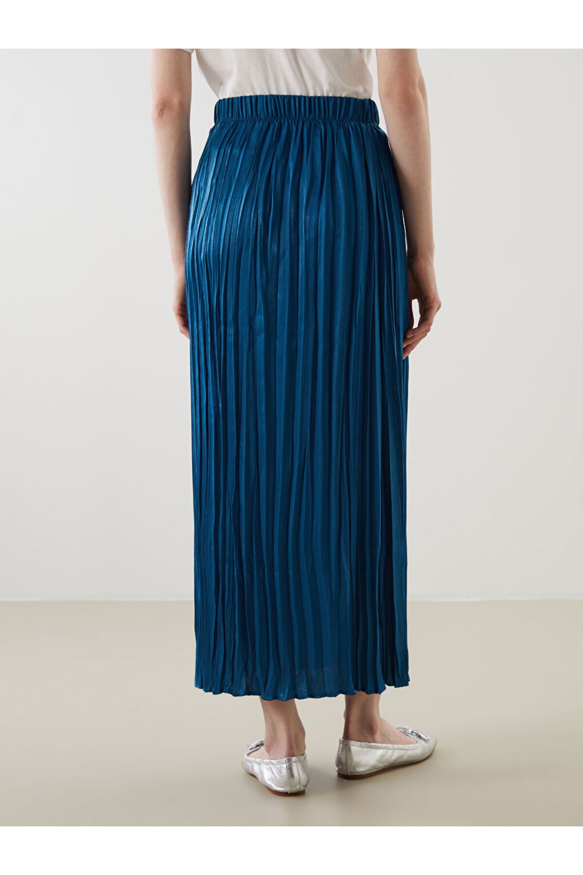 LC Waikiki-Pleated Skirt with Elastic Waist 4