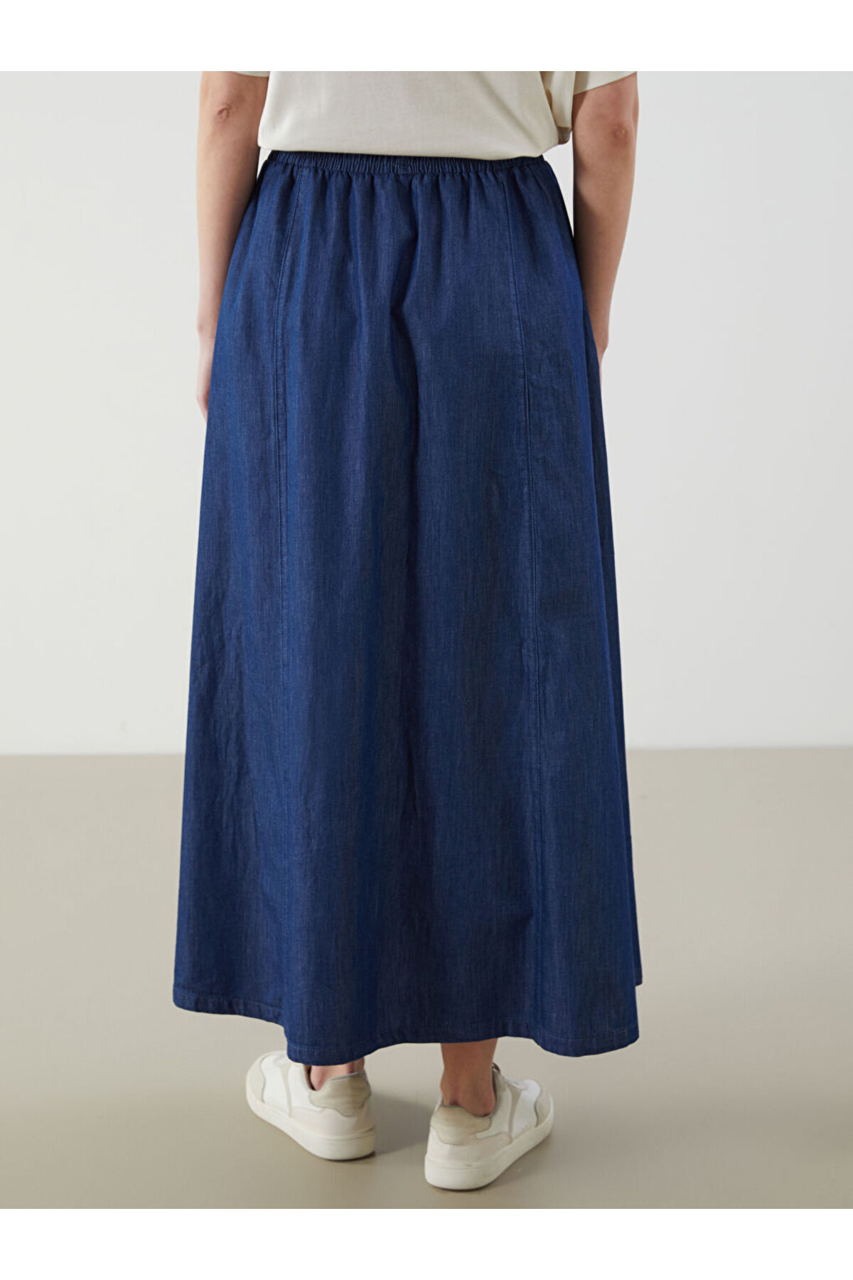 LC Waikiki-Elastic Waist Jean Skirt 5