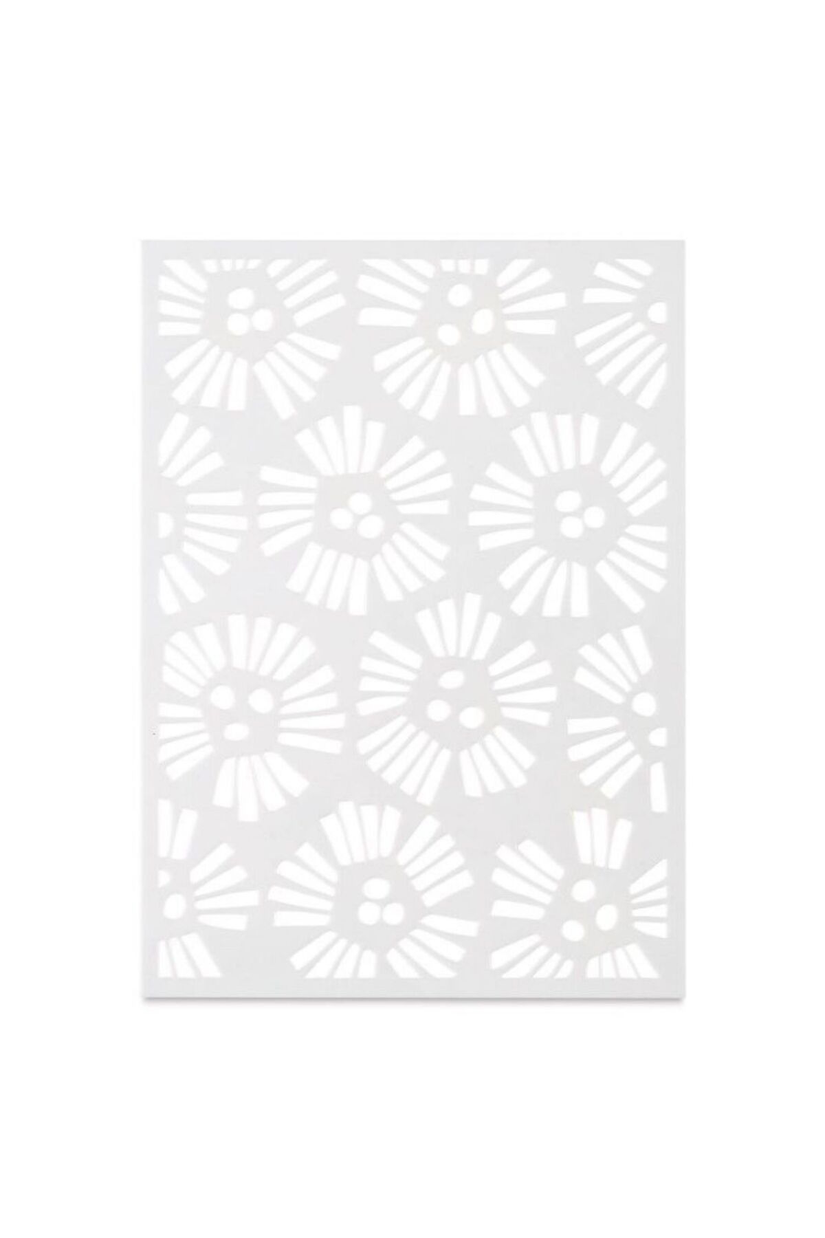 MASTRO Gelli Arts Abstract Flower Stencil Soyut Çiçek Kalıbı 13.5cm x 19cm