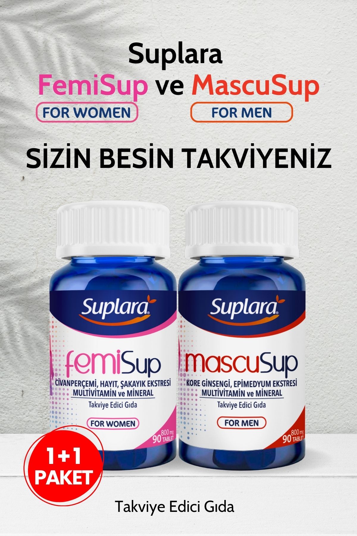 Suplara Femisup For Women / Mascusup For Men (1+1 Paket)