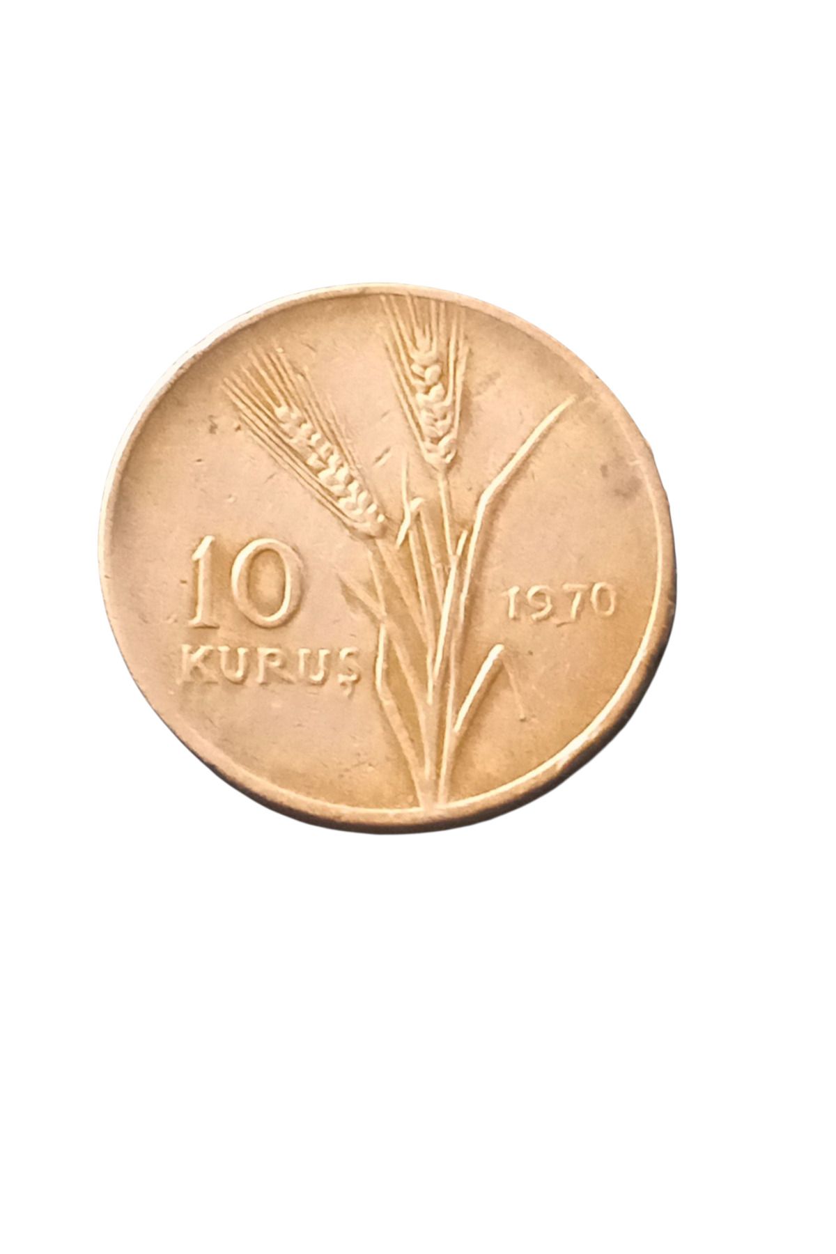 Yediotuz 1970 10 Kuruş Koleksiyon Madeni Para Eski Para Hobi Para Hediye Antika Darpane