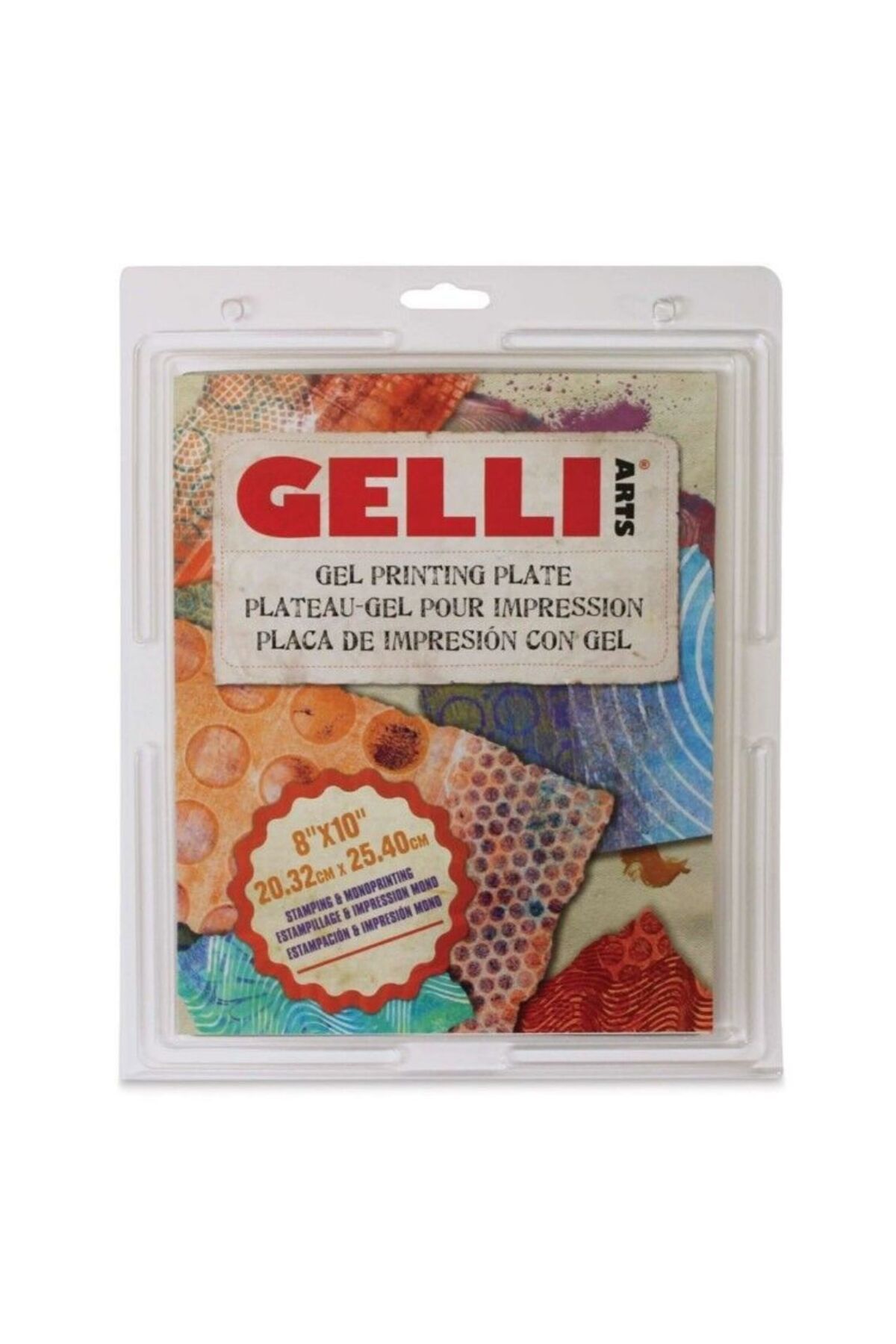 MASTRO Gelli Arts Gel Printing Plate Jel Dikdörtgen Baskı Plakası 20cm x 25cm