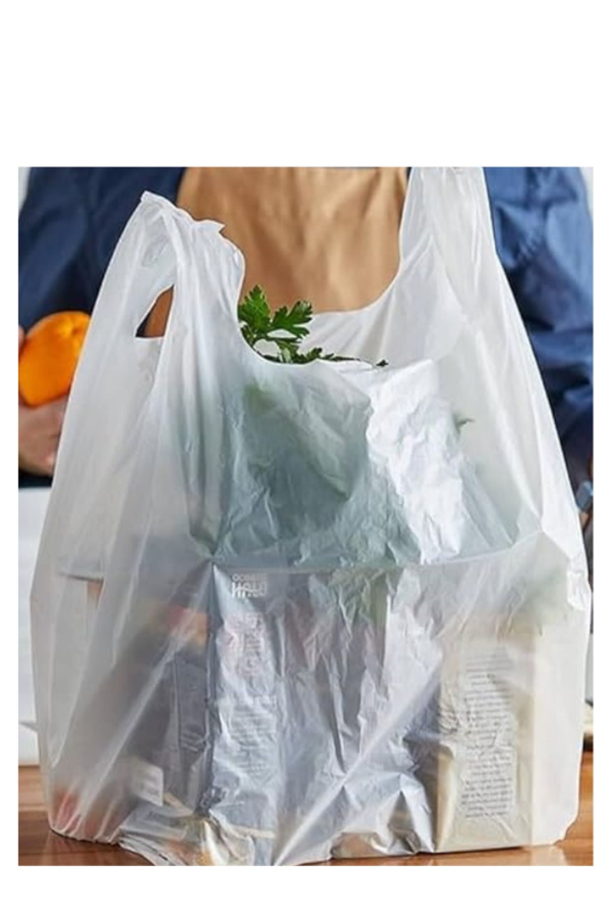 AKINCI Beyaz poşet mini boy 1kg 140+