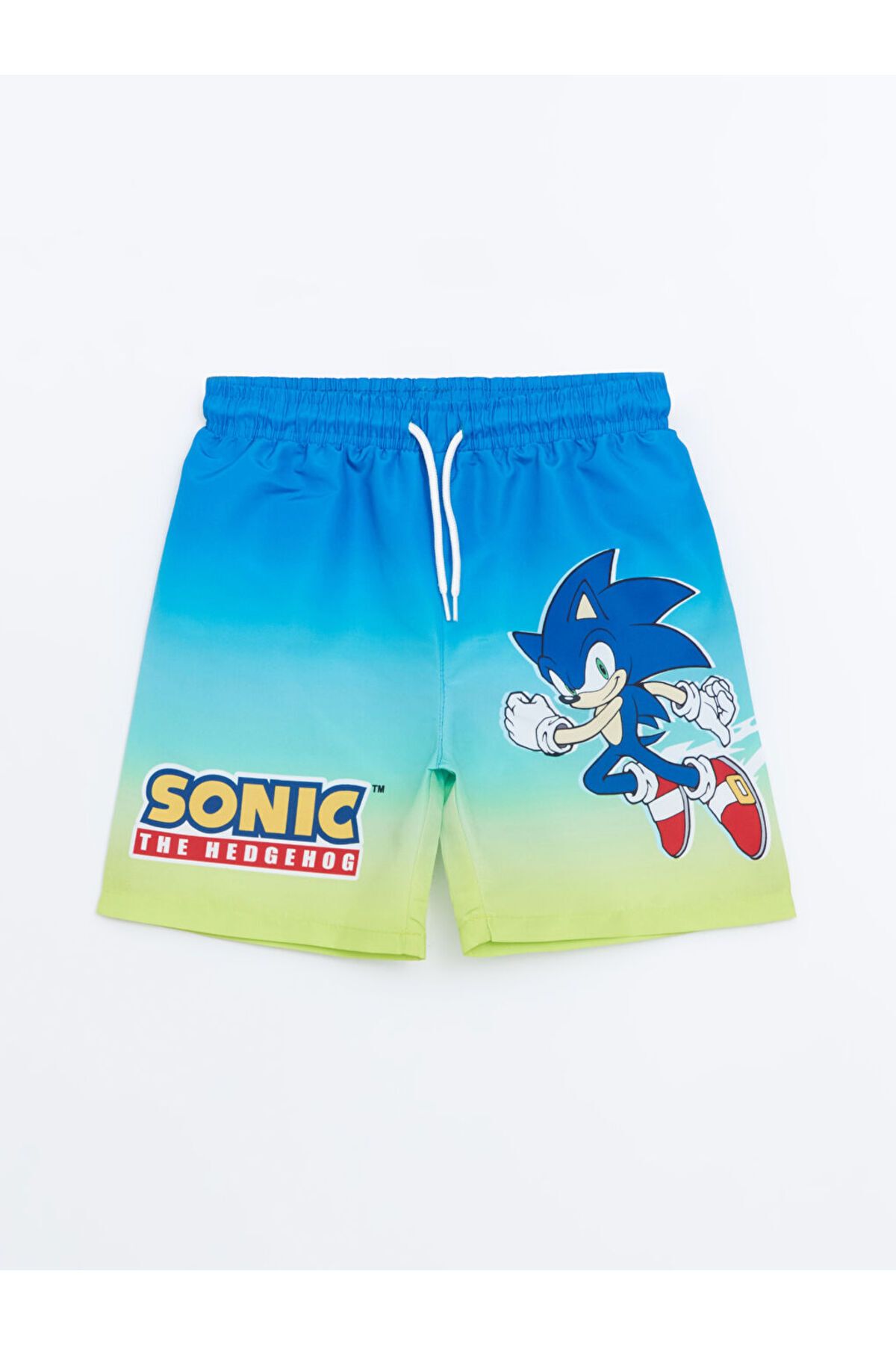 LC Waikiki Hızlı Kuruyan Uv Korumalı Sonic Baskılı Erkek Çocuk Deniz Şortu