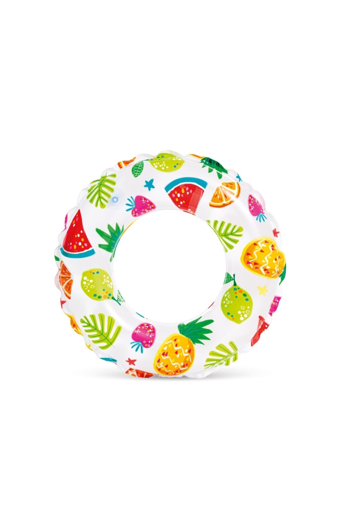Sea Home Meyve Baskılı Simit 61 cm (6-10Yaş) Şişme Havuz ve Deniz Yüzme Simidi Çocuk Can Simidi M-59241