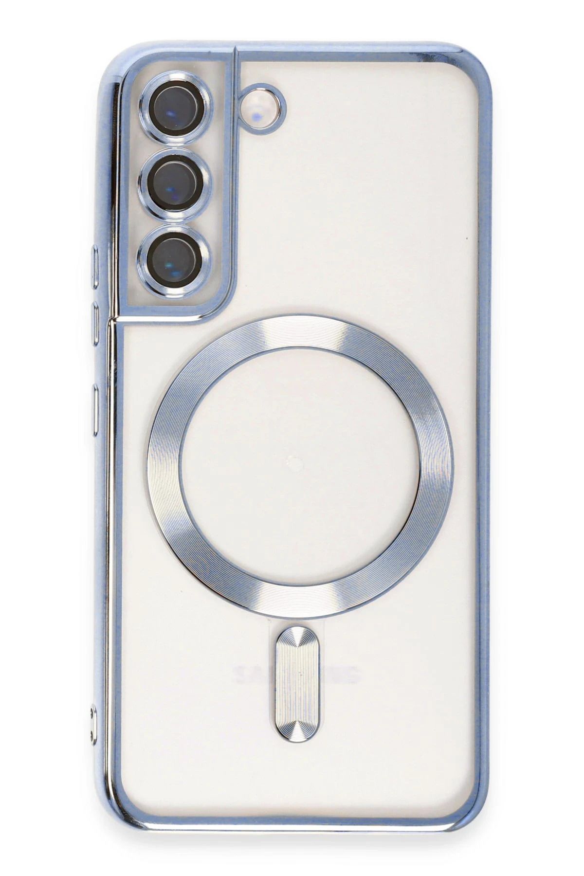 NewFace Samsung Galaxy S22 Kılıf Kross Magneticsafe Kapak - Sierra Blue YNSMR