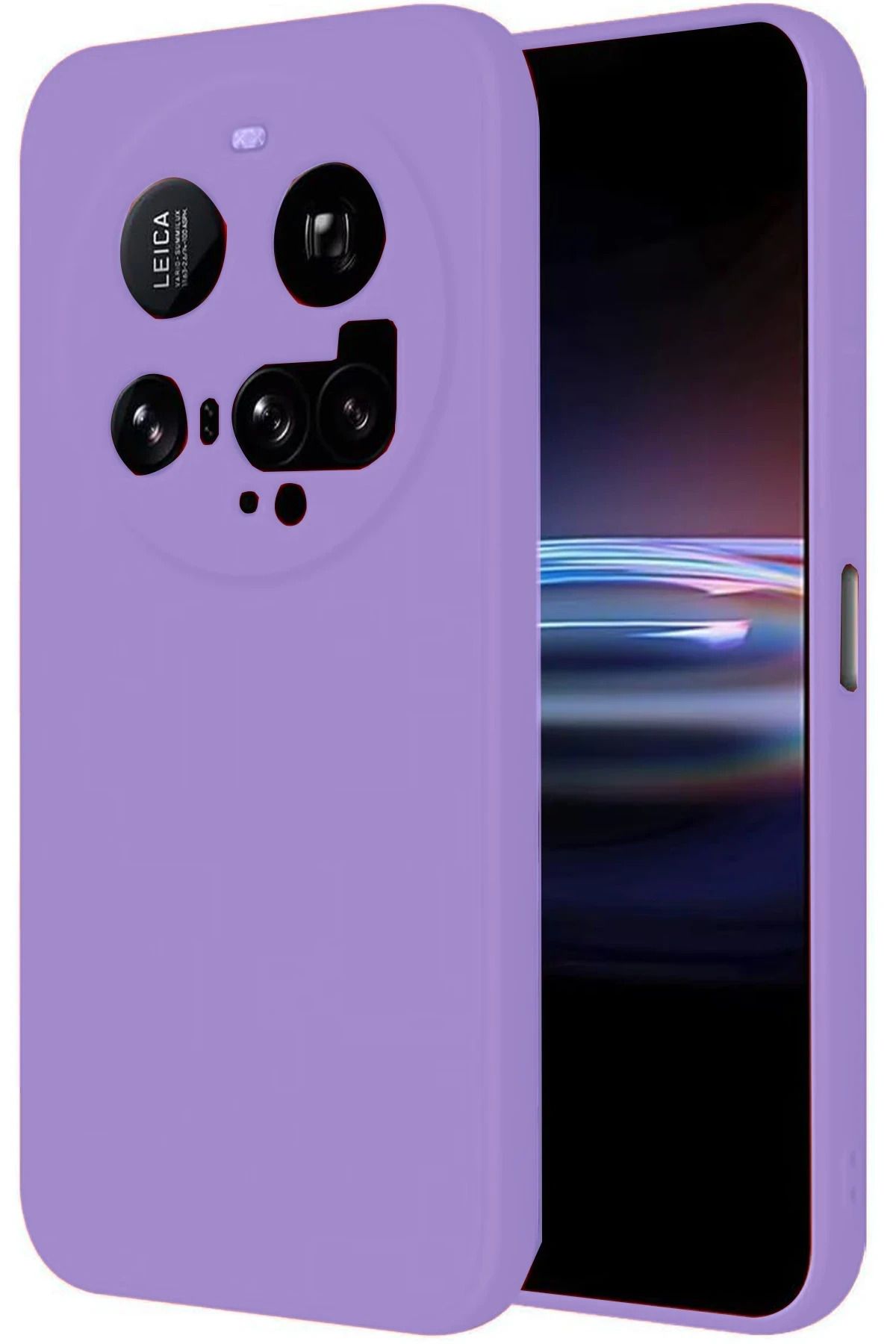 NewFace Xiaomi Mi 15 Ultra Kılıf Nano içi Kadife Silikon - Lila YNSMR
