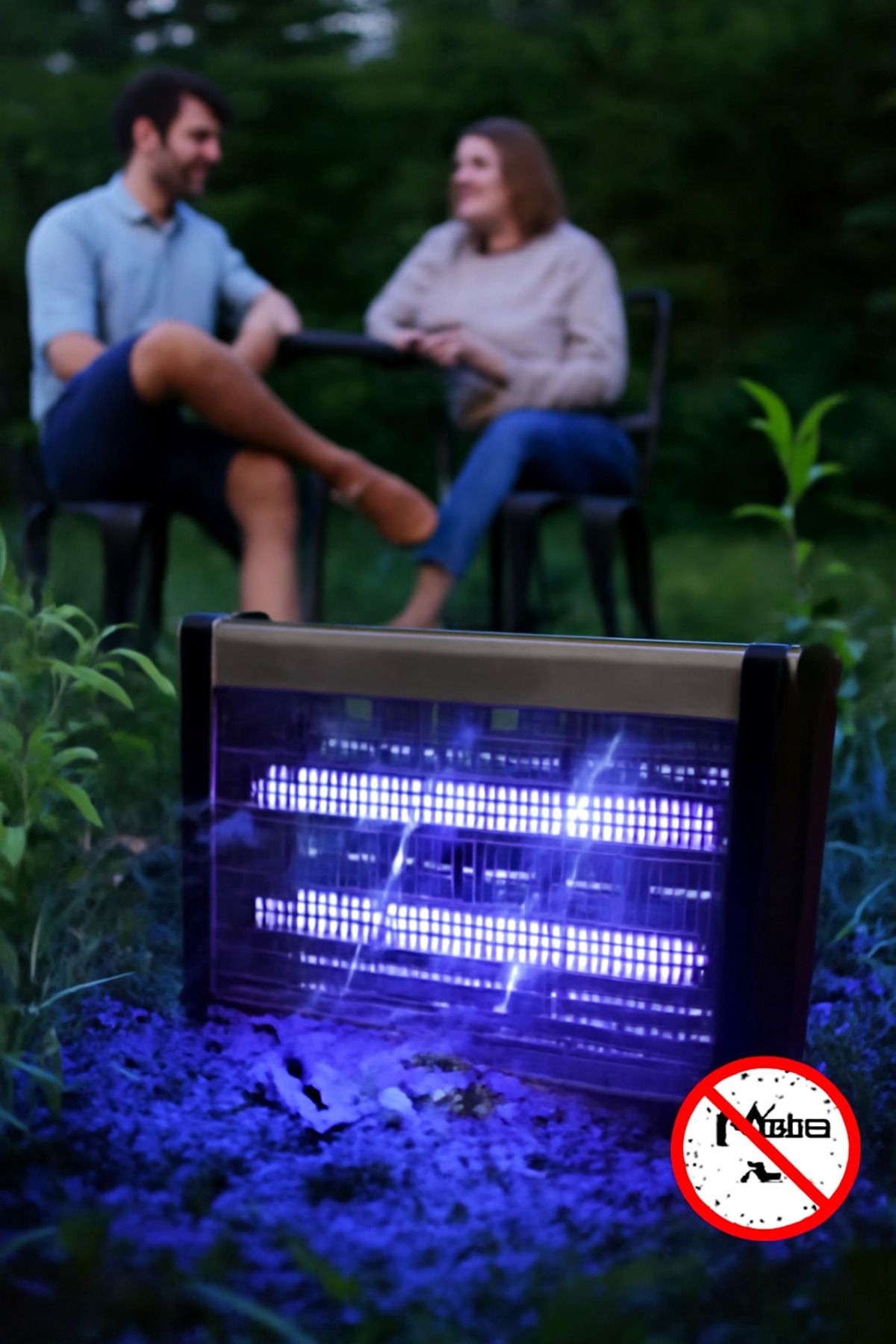 MELFSHOP Elektrikli Sivrisinek Yok Edici Sinek Öldürücü Büyük Boy Hem Gece Lambası Hem Haşere
