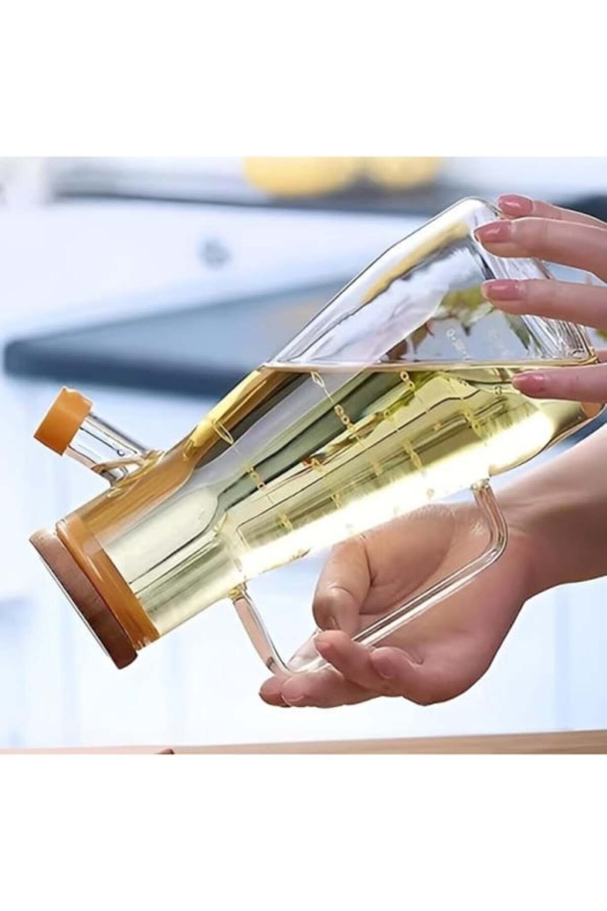 Seçkin Trend Borosilikat Cam 900 ml. Yağdanlık