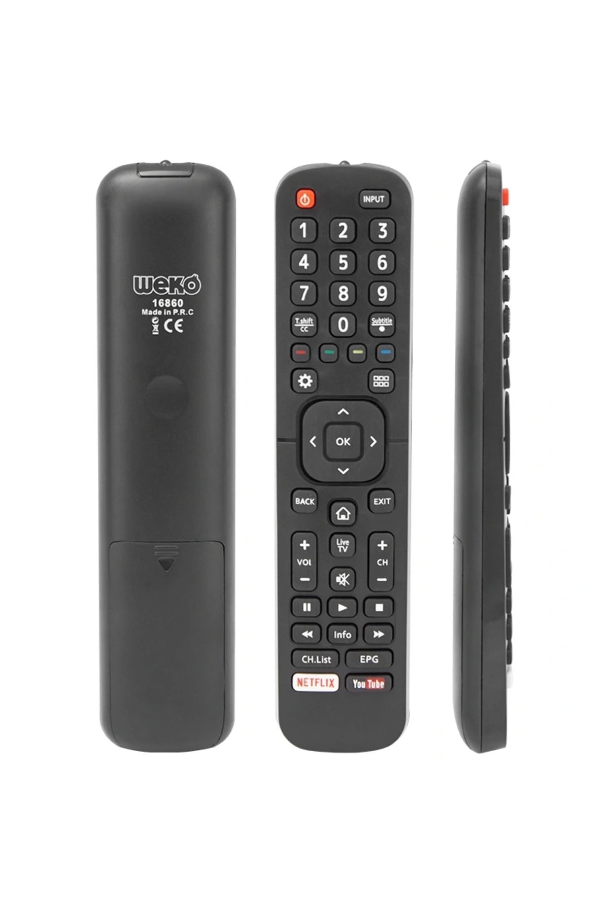 ALFA AKSESUAR 03 Hısense Rm-l1335 Plus Netflıx-youtube Tuşlu Lcd-led Tv Kumanda