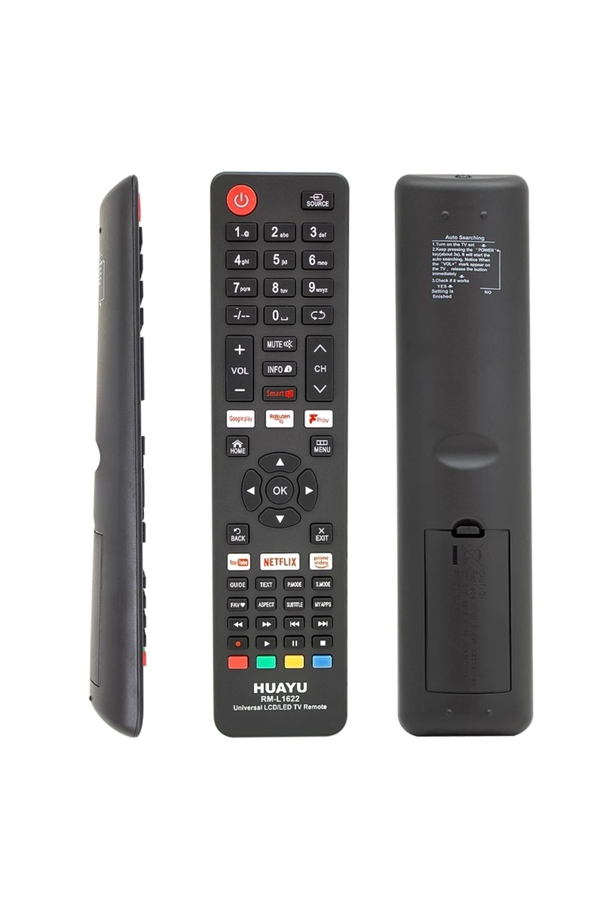 ALFA AKSESUAR 03 Netflıx-youtube-google Play Tuşlu Unıversal Lcd Led Tv Kumanda Rm-l1622