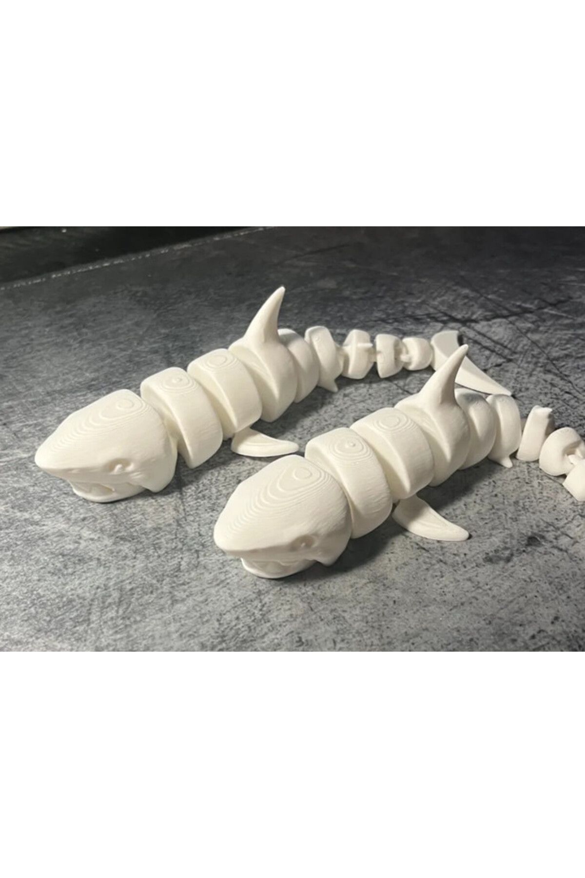 TSC 12CM Ufak Hareketli Köpek Balığı PLA Doğal Malzeme MD1