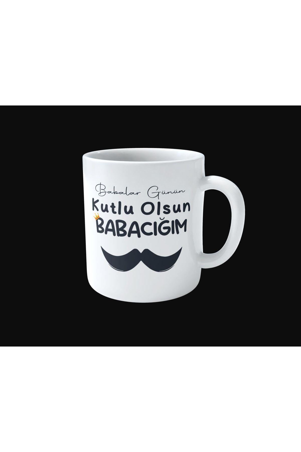 EYS Tasarım Babalar Günün Kutlu Olsun Yazılı Kupa Bardak Hediyelik