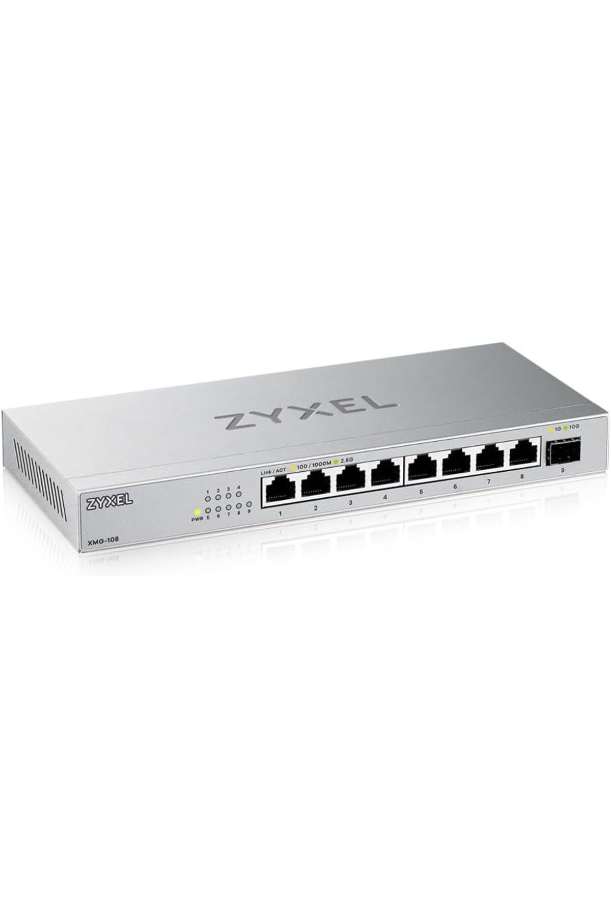 STOREMAX mrttnca 8-Port 2.5G Multi-Gig Unmanaged Switch | 1x 10G SFP+ | Masaüstü veya Duvar Montajı trndym