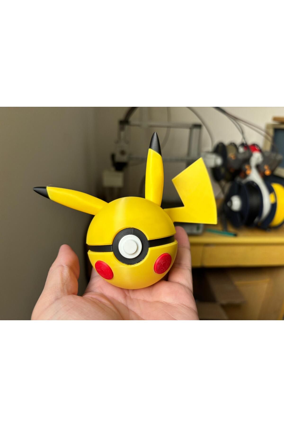 üç boyutlu haller Özel Tasarım Pikachu Pokemon Pokeball Pokemon Kutusu