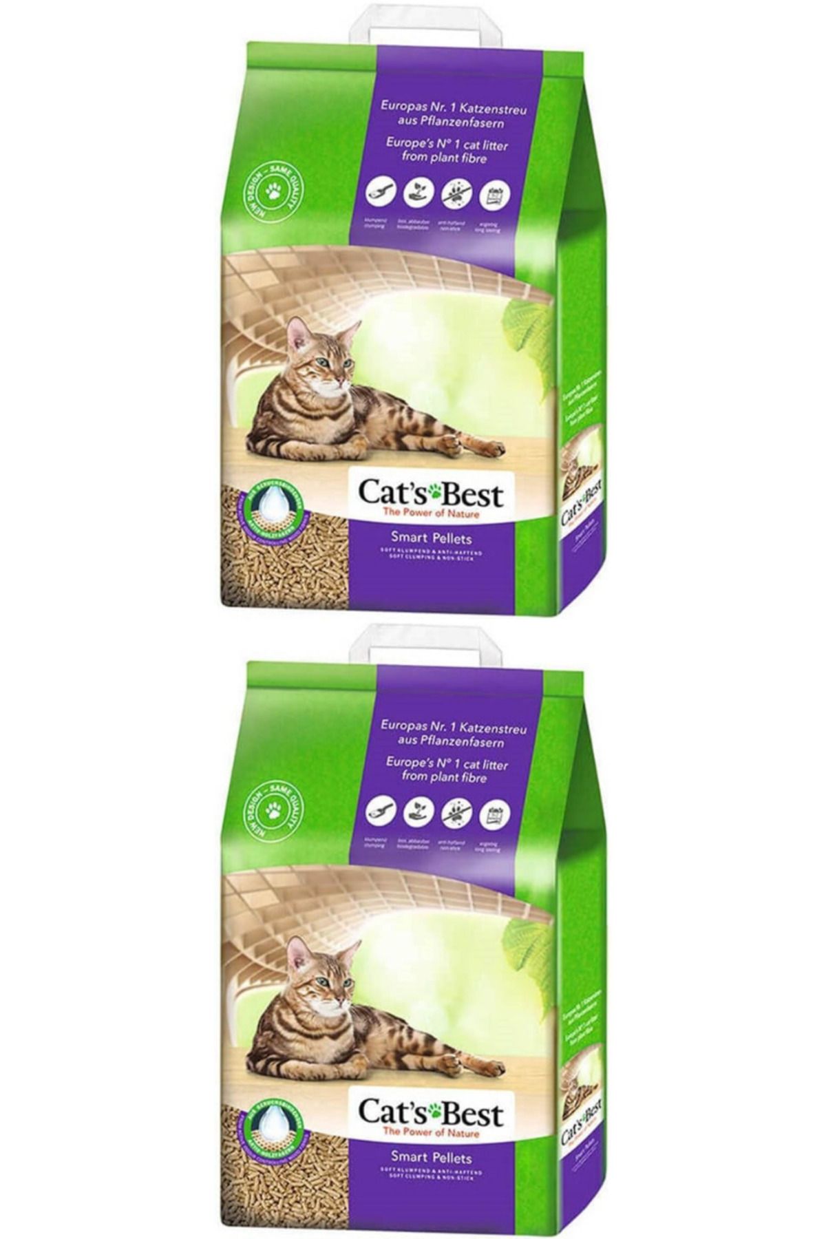 Cats Best Smart Pellet Kedi Kumu 10lt - 2 Adet