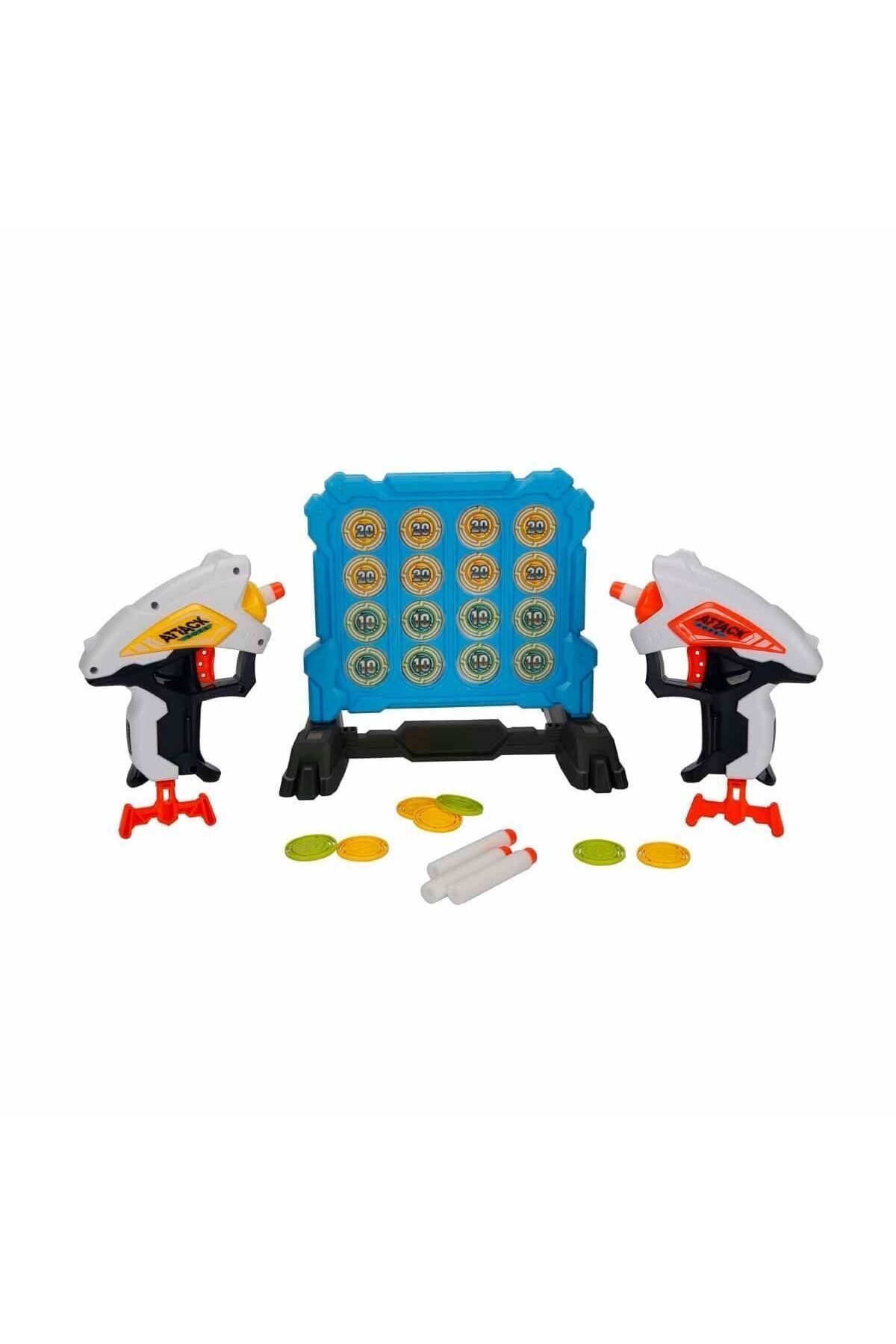 Sunman 3574 Zapp Toys Hedef Tahtalı Sünger Dart Atan Silah Seti -Sunman