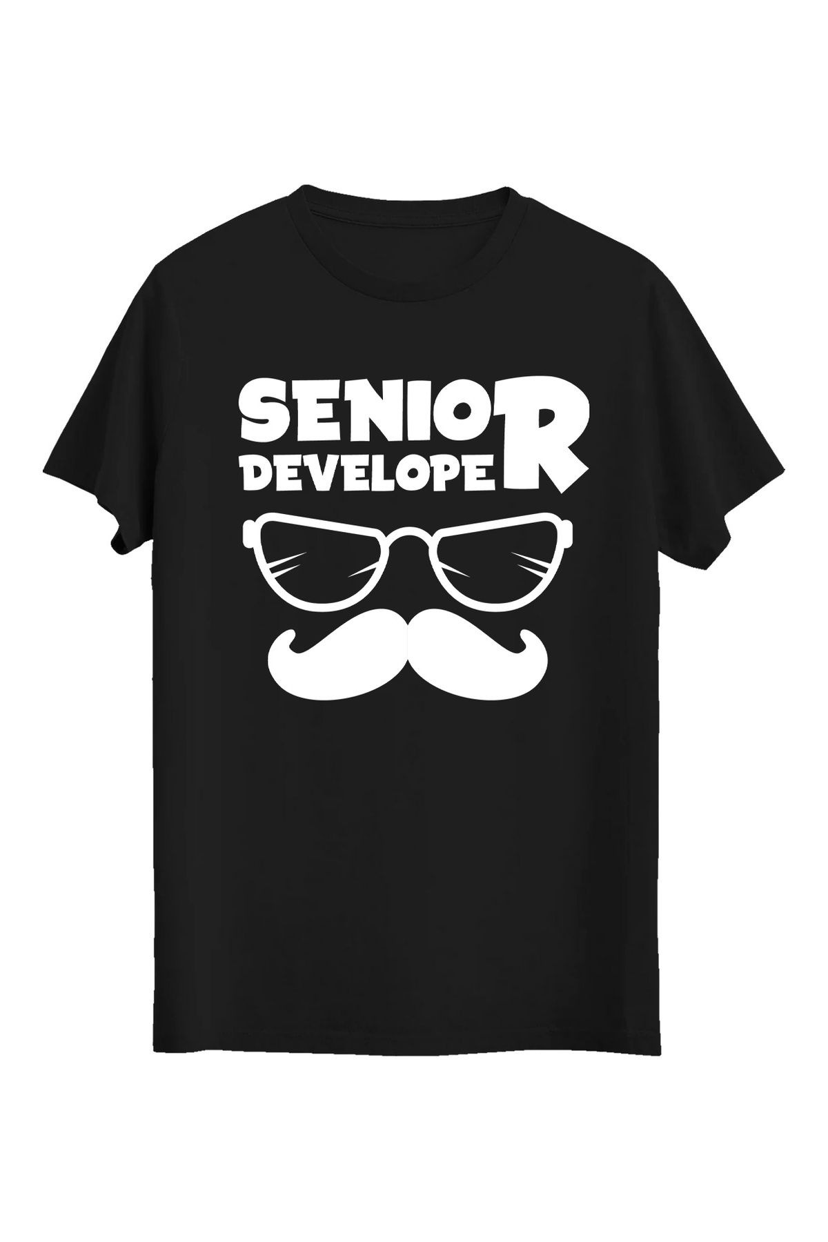 srcmarket Yazılımcılara Özel, Senior Developer Baskılı Unisex Tshirt