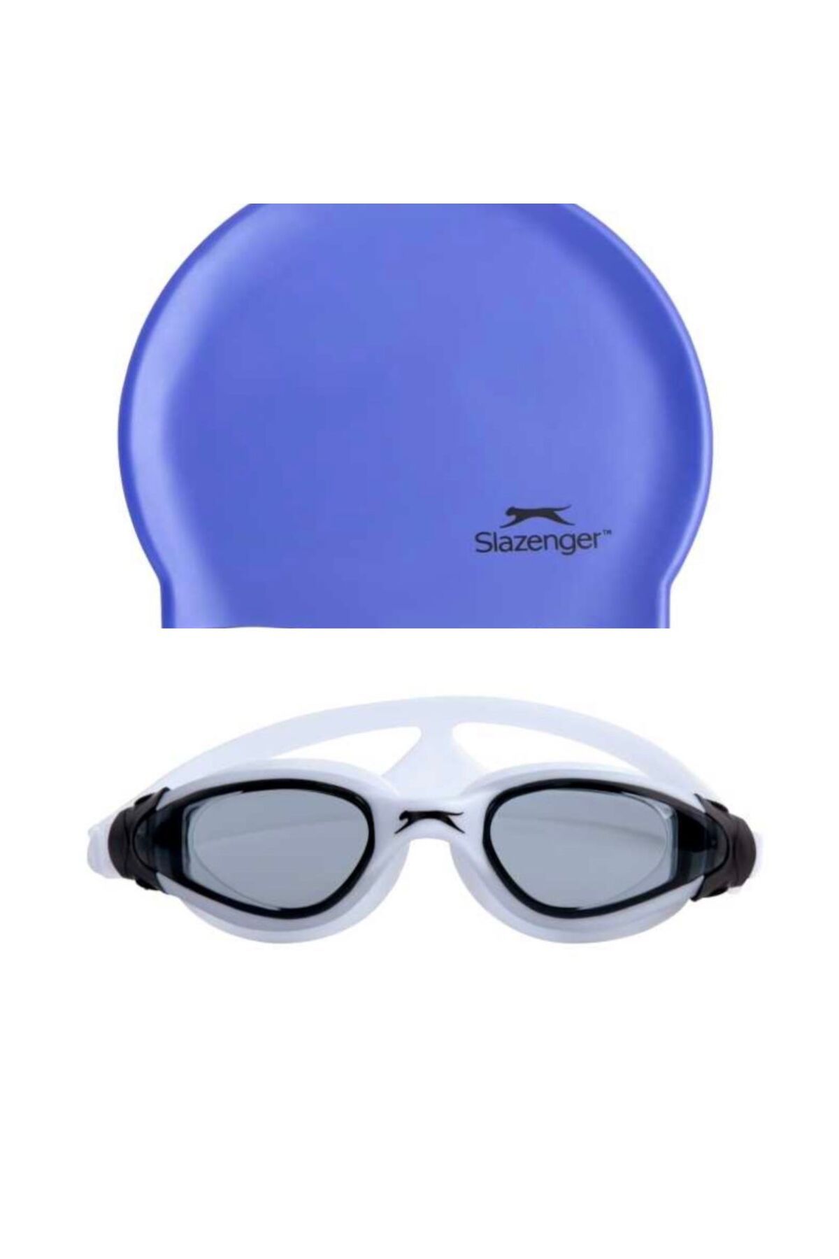 Slazenger Junior Yüzücü Gözlüğü Aero GS16 SmokeSilverSlver+BONE