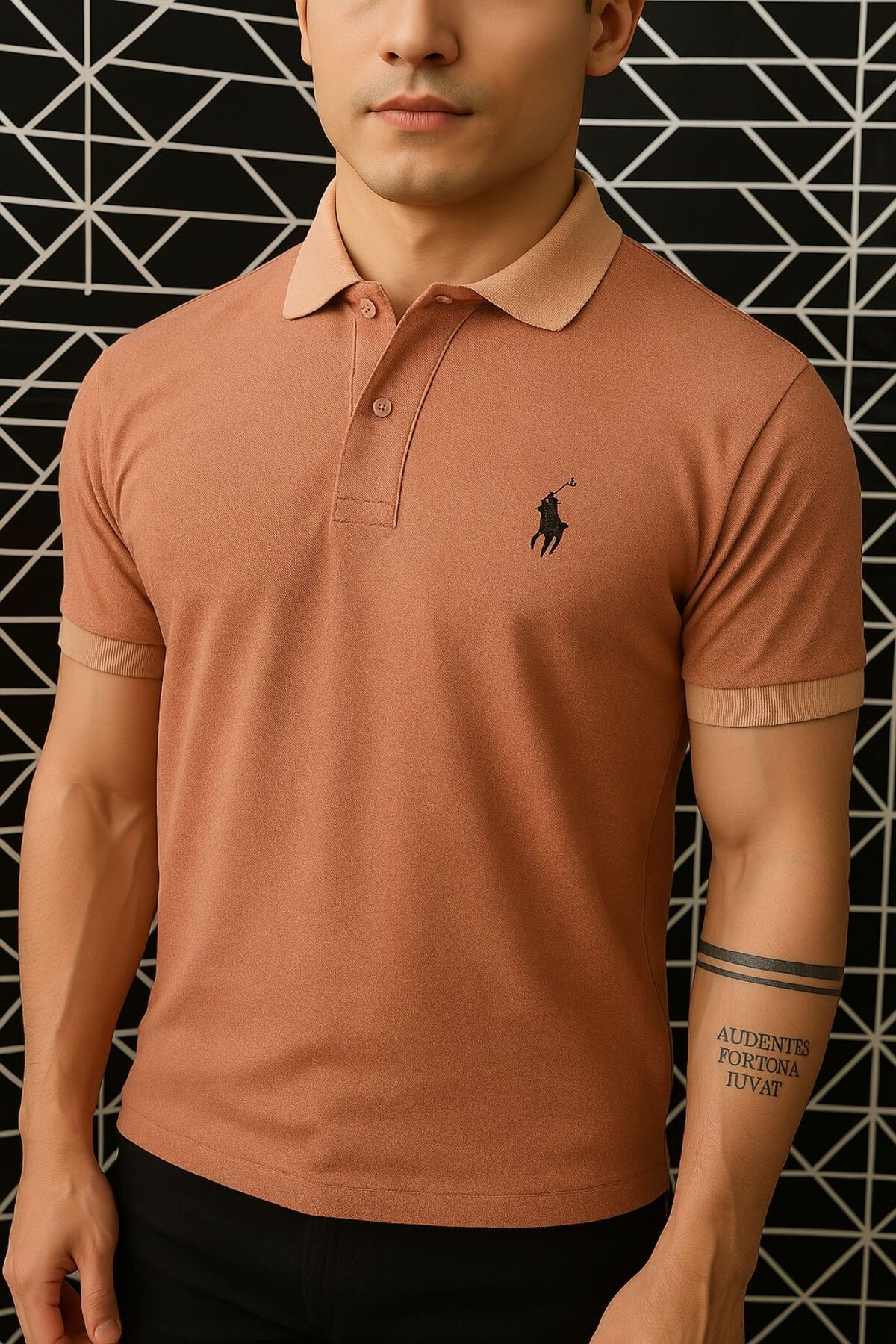 Butik DAR KESİM Turuncu US Polo T-Shirt