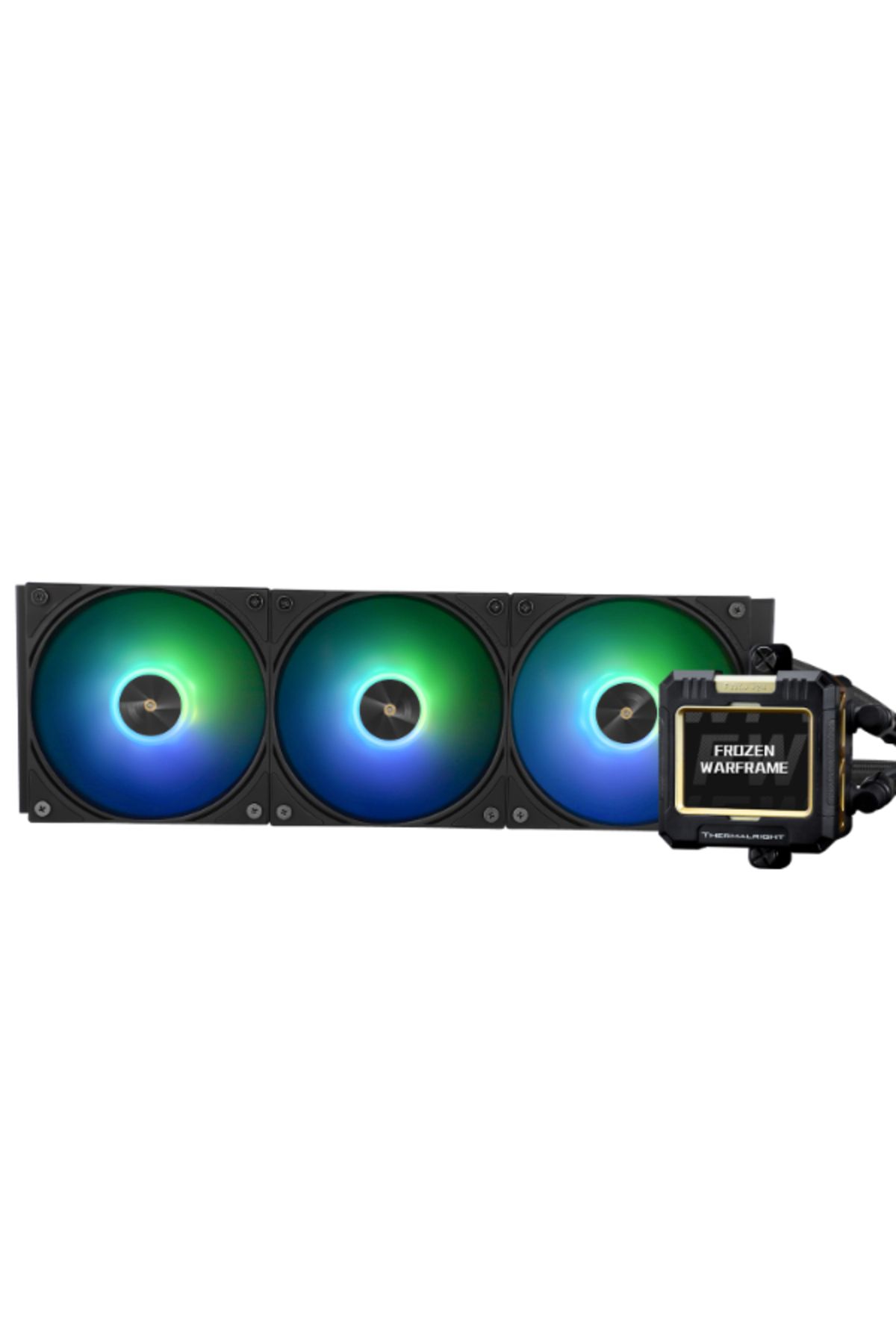 ThermalRight-Frozen Warframe 360 With 2.4 inch screen Black Argb 6