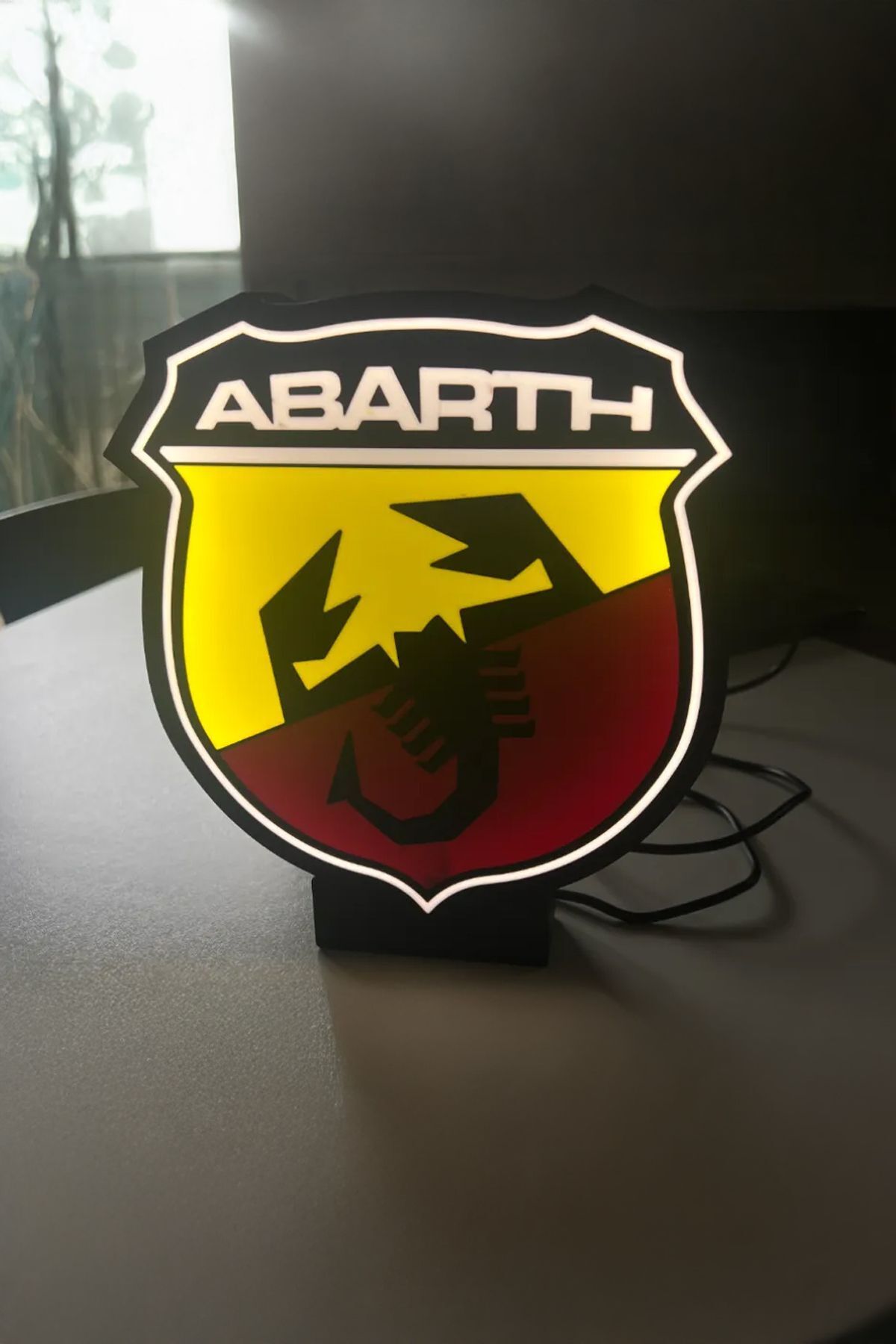 SerenityHaven Abarth Dekoratif Aydınlatma LED Gece Lambası