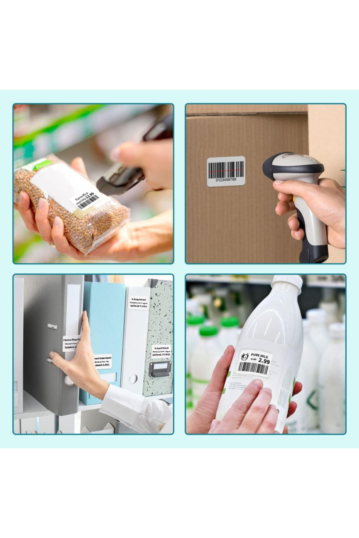 Vittalist-Portable Thermal Label Printer, Phone App, Bluetooth,Compatible with iOS/Android/Windows/Mac, Black 8