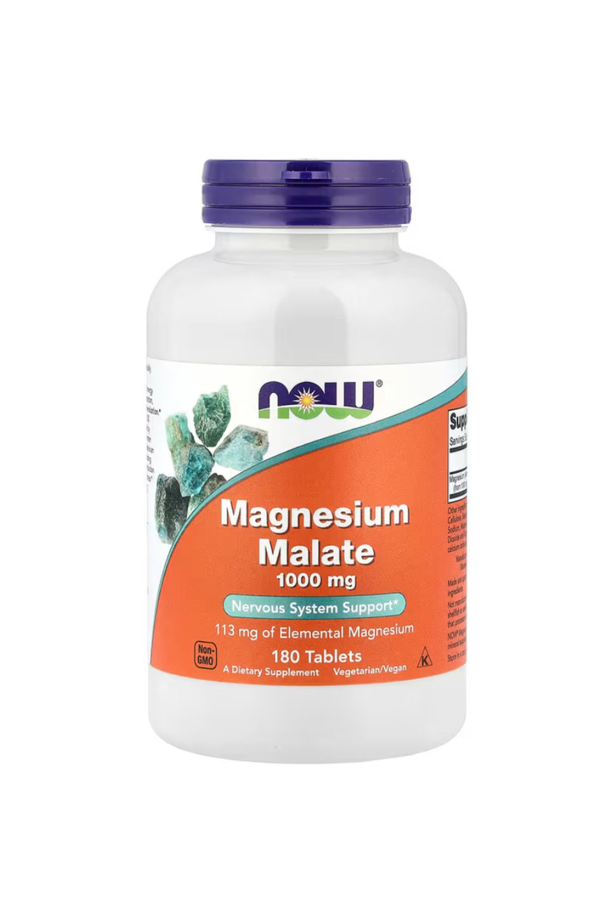 Now Foods , Magnesium Malate, 1,000 mg, 180 Tablets