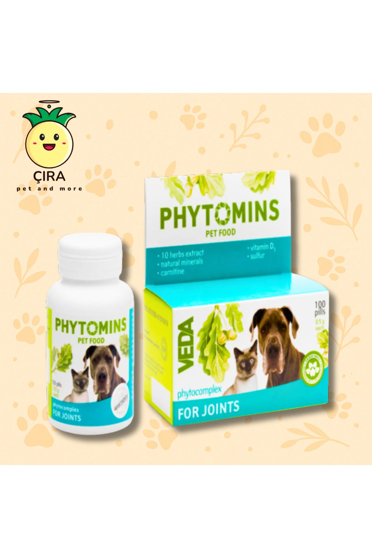 Vedavet PHYTOMINS for JOINTS – Eklem Sağlığı İçin Bitkisel Destek