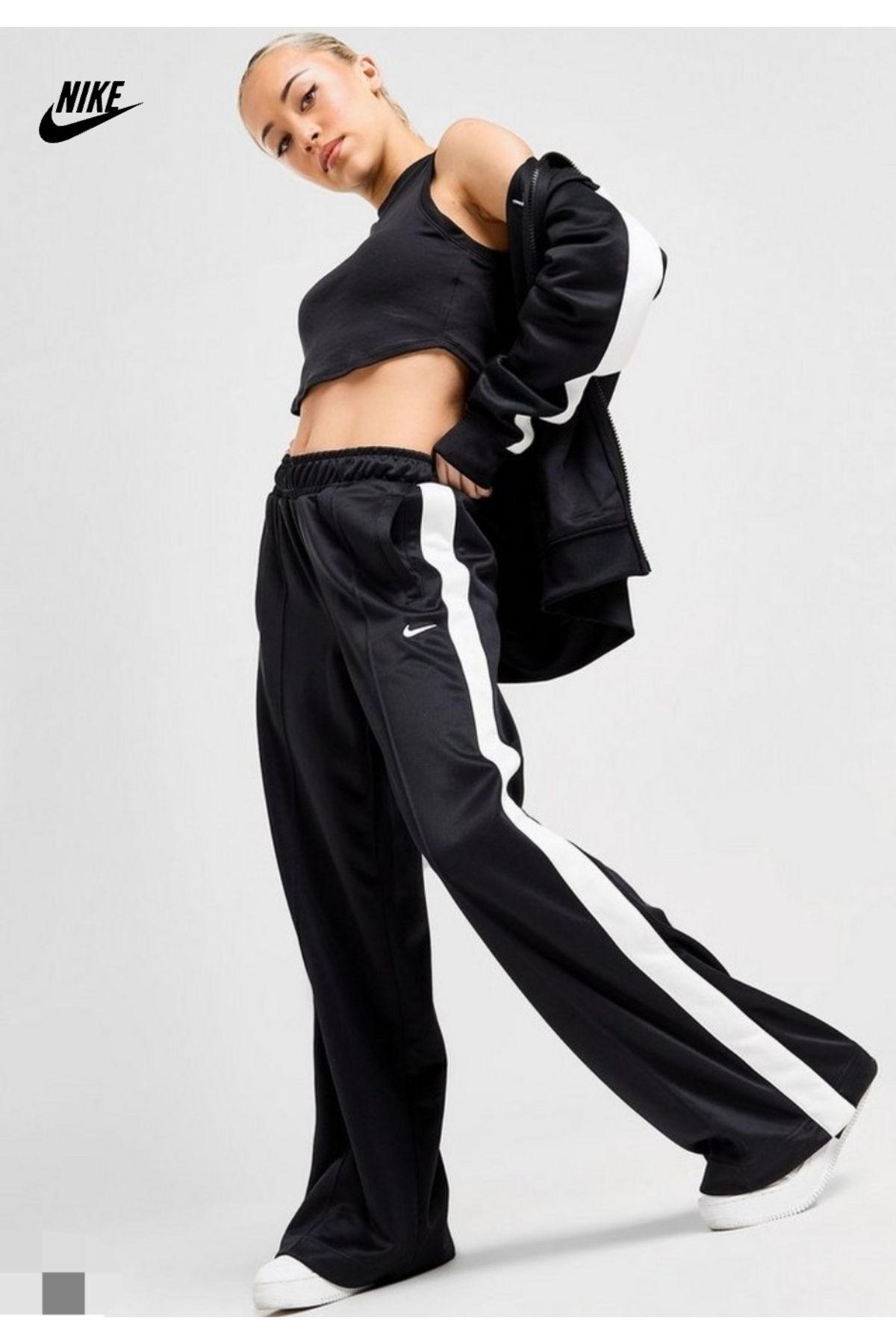 Nike SPODNIE W NSW PK PANT SW STREETSWEAR Eşofman altı fz7279-010 ASLAN SPORT