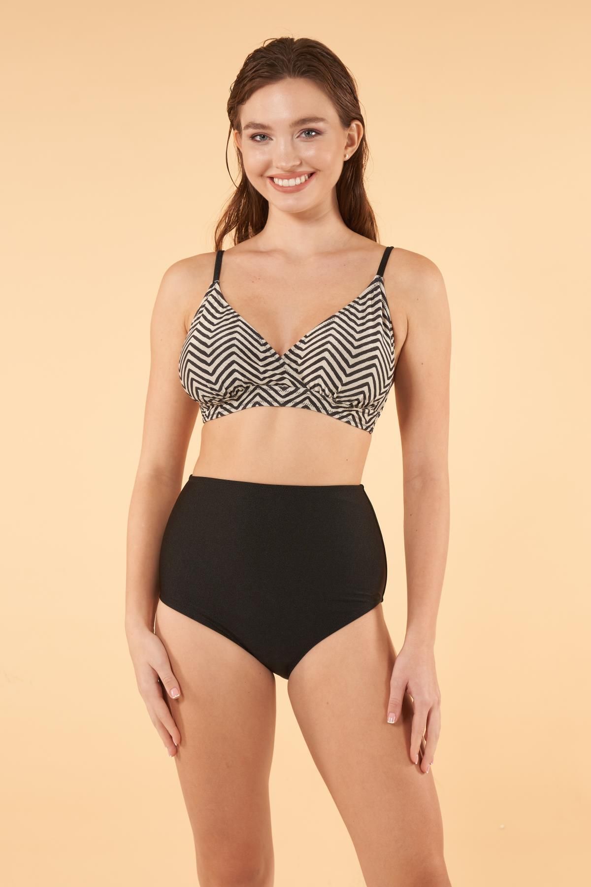 Estiva ESTİVA Kruvaze Toplayıcı Parlak Retro Bikini