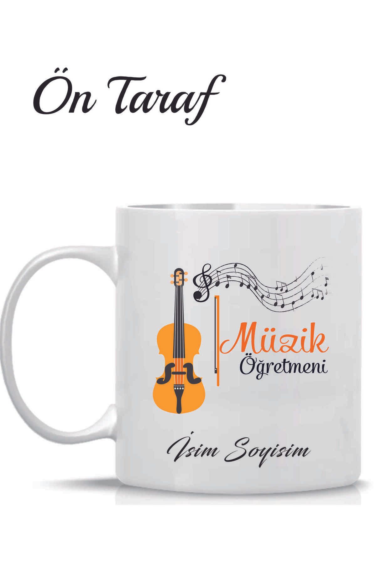 Kreax Müzik Öğretmeni Kişiye Özel Tasarım Kupa Bardak