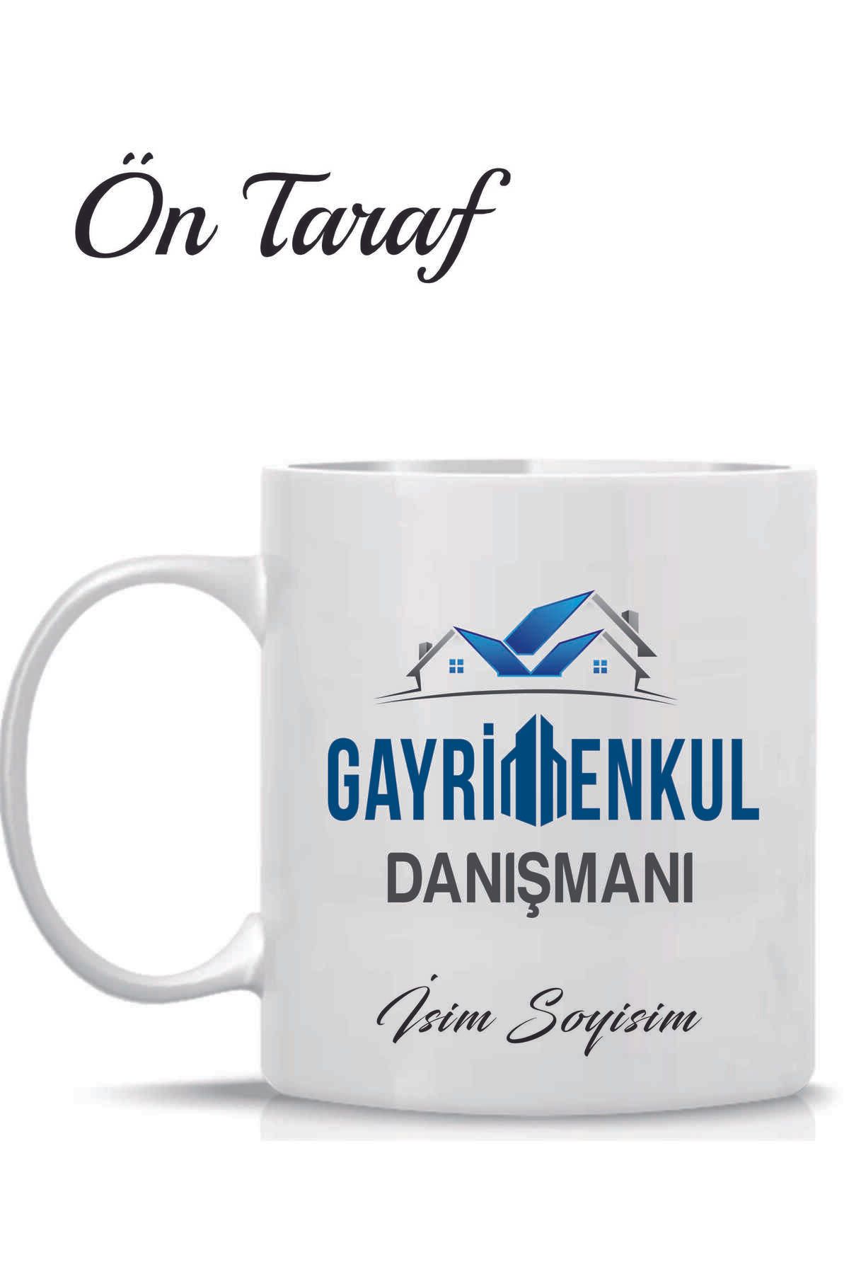 Kreax Gayrimenkul Danışmanı Kişiye Özel Tasarım Kupa Bardak