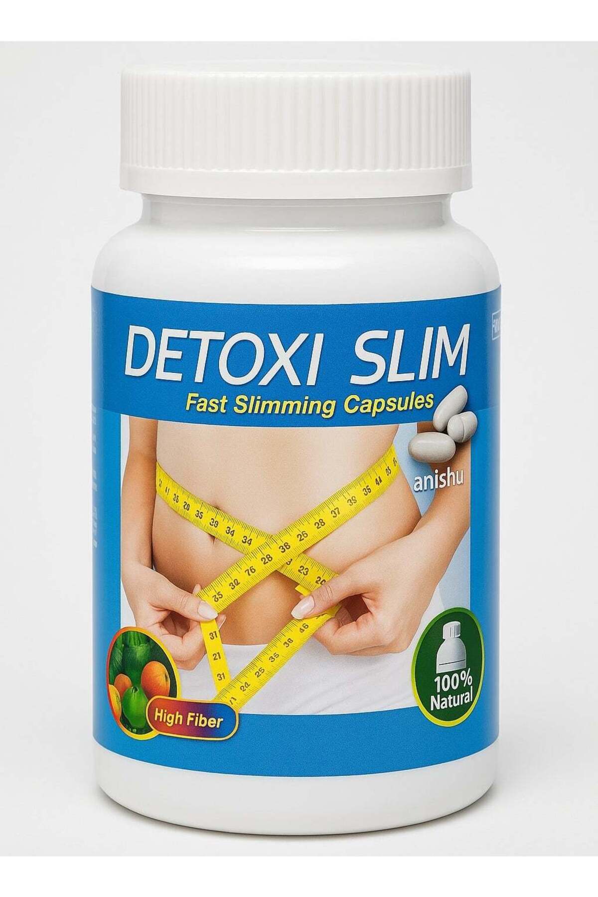DETOXI SLIM 30カプセル　5個 Detoxi Slim Capsules – Fast-Acting with Natural Fiber Blend