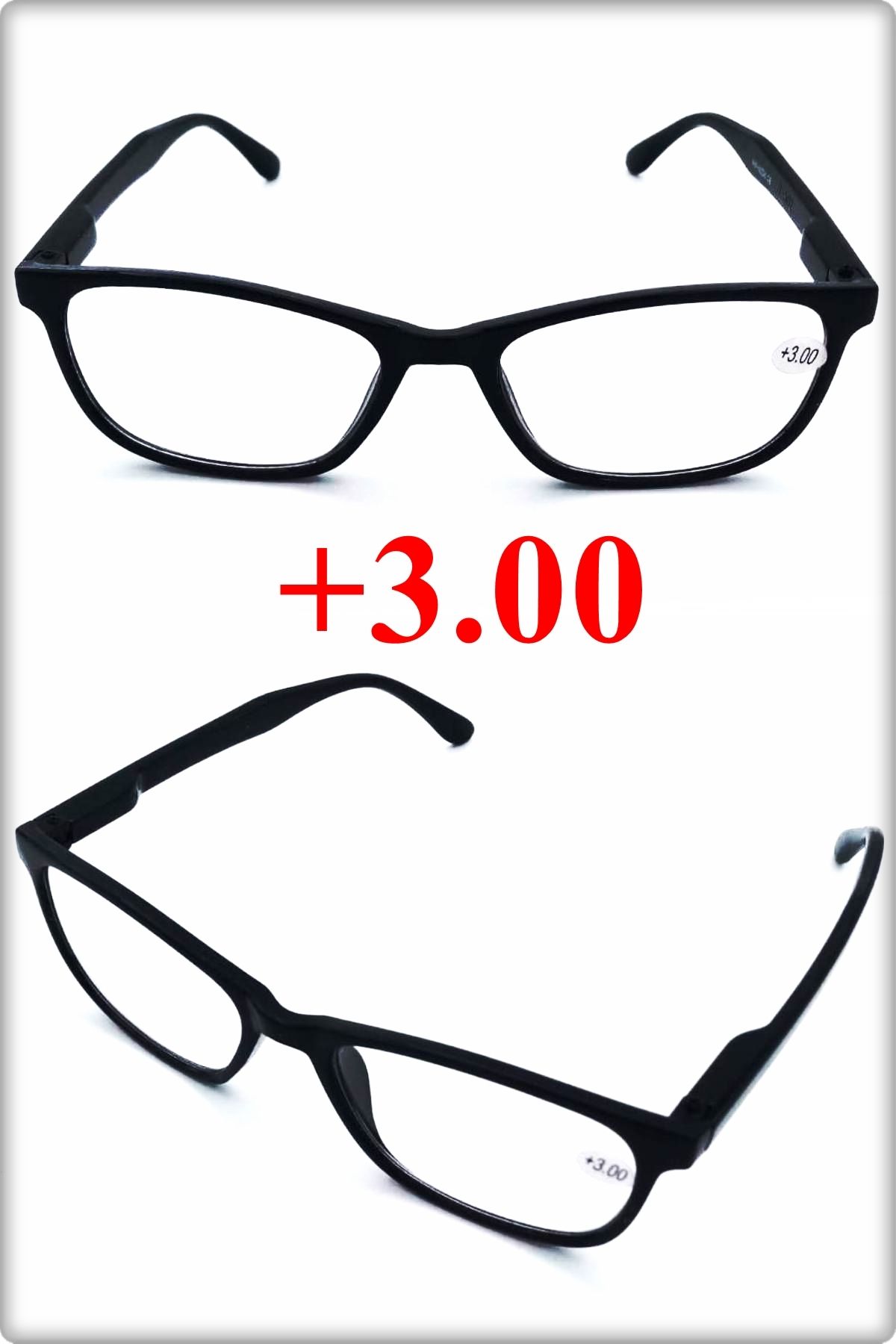 TAN EXPRESS Unisex Kitap Okuma Ve Bilgisayar Gözlüğü (+3.00) 1 Adet