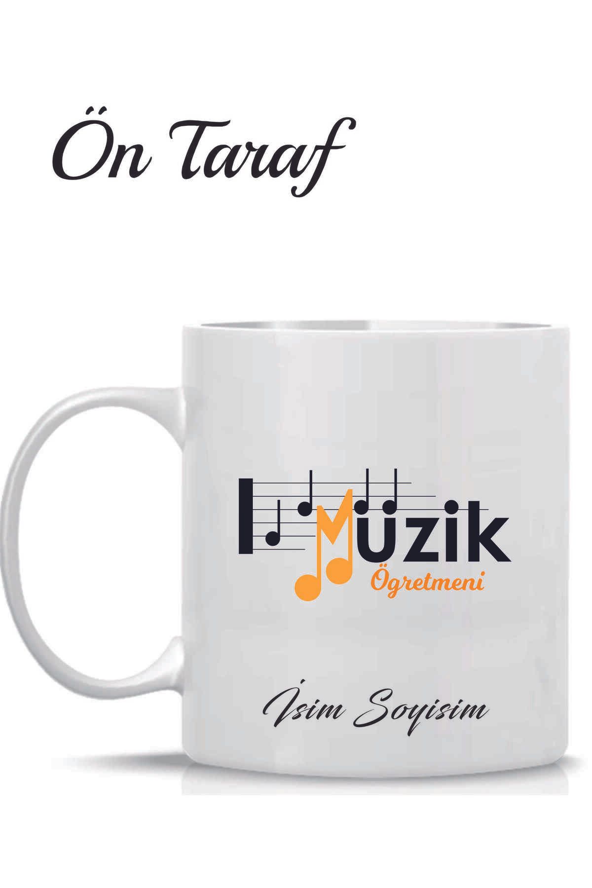 Kreax Müzik Öğretmeni Kişiye Özel Tasarım Kupa Bardak