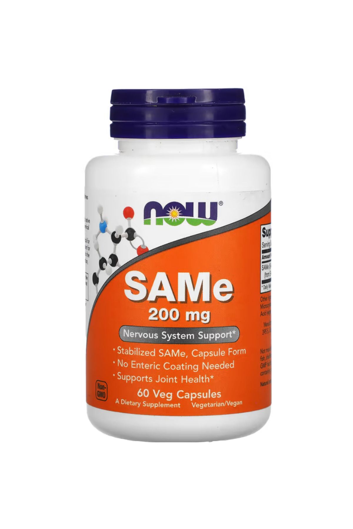 Now Foods , SAMe (Disulfate Tosylate), 200 mg, 60 Veg Capsules