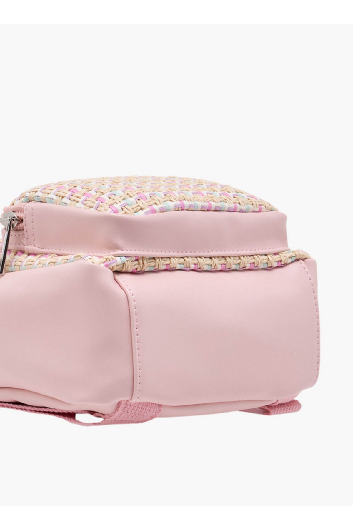 Flora Bella by Shoexpress-Textured Backpack with Adjustable Straps and Zip Closure - 8x17x21 cm 6