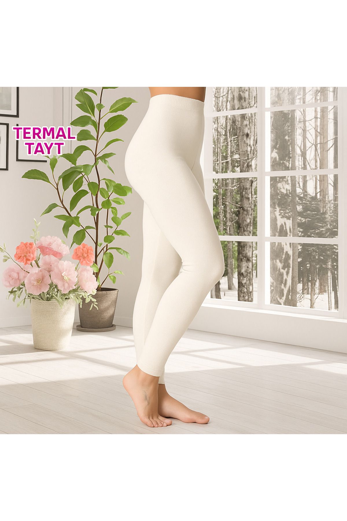 Altınay Kadın Termal Tayt - %90 Pamuk (Lilitime)