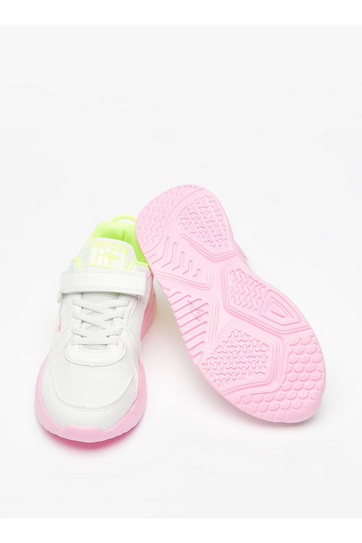 Kangaroos-Girls' Textured Walking Shoes with Hook and Loop Closure 2