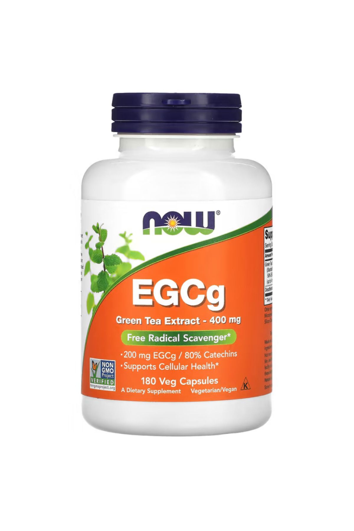 Now Foods , EGCg, Green Tea Extract, 400 mg, 180 Veg Capsules