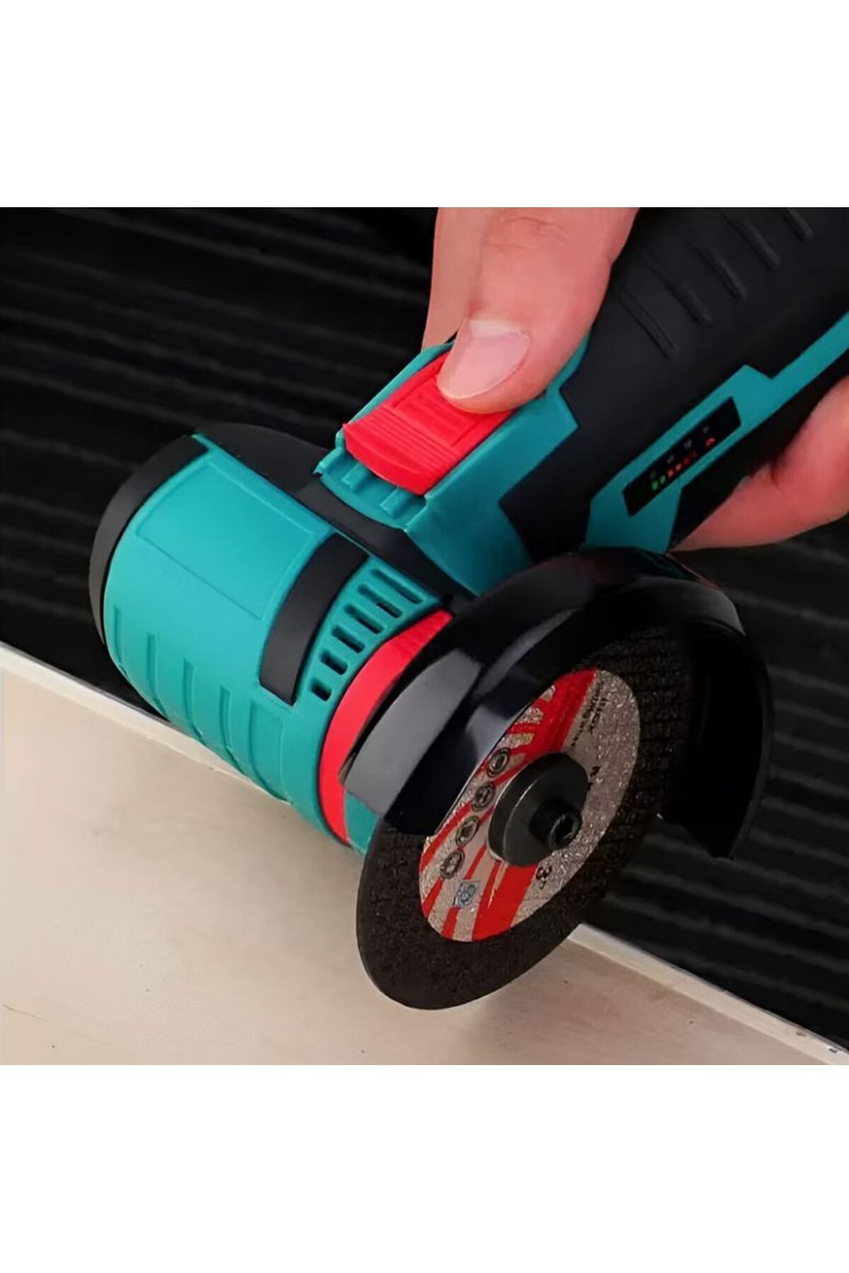 esimplu-Mini Polizor Flex Unghiular Portabil, eSimplu®, 2 Acumulatori, 1500W, 19500 rpm, 10 Discuri Incluse 5