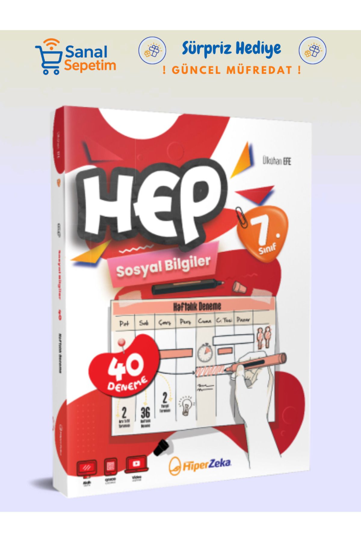 hiper zeka 7. Sınıf HEP Sosyal Bilgiler Haftalık Deneme S.B.