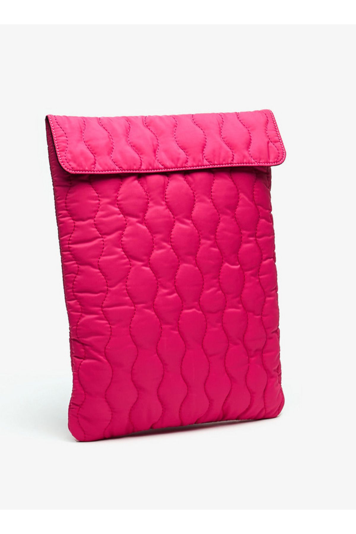 Shoexpress-Textured Pouch with Flap Closure 2