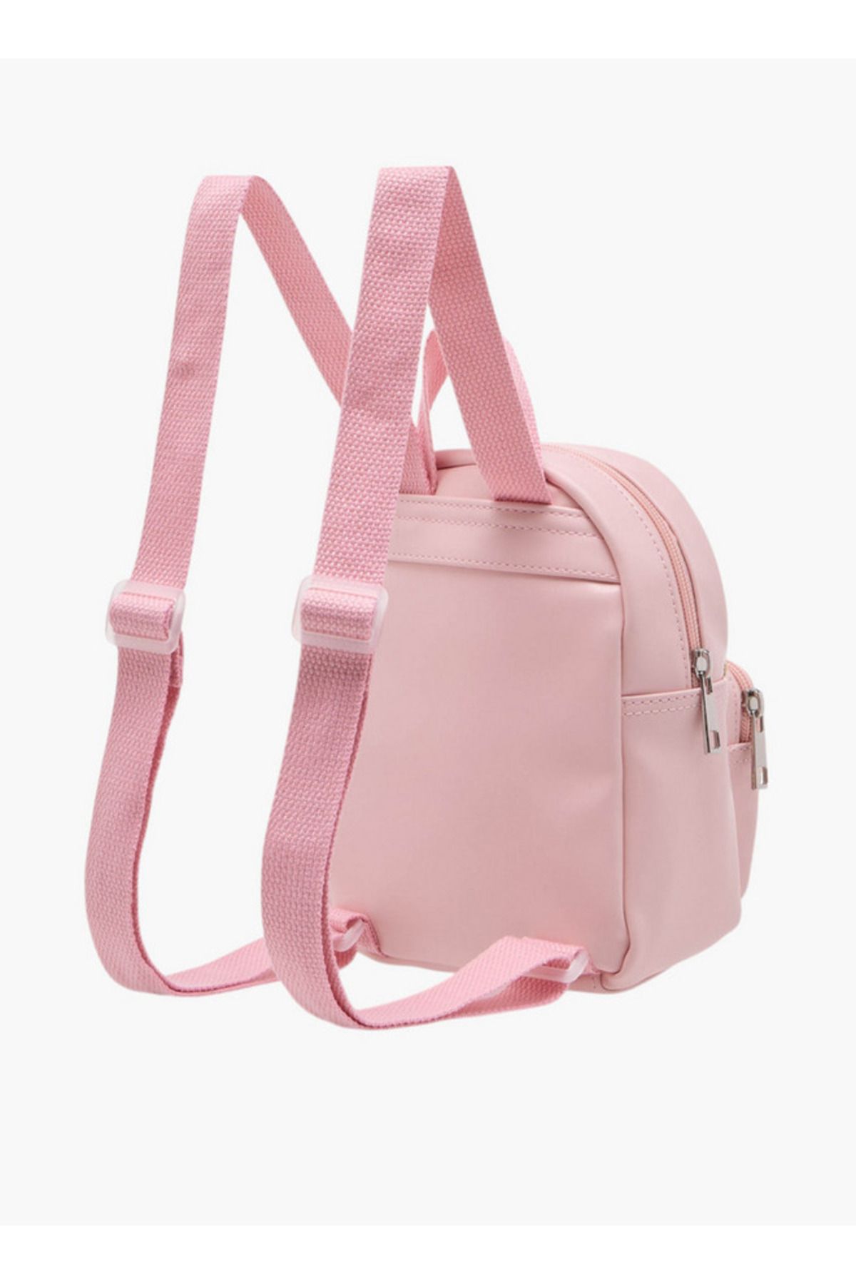 Flora Bella by Shoexpress-Textured Backpack with Adjustable Straps and Zip Closure - 8x17x21 cm 3