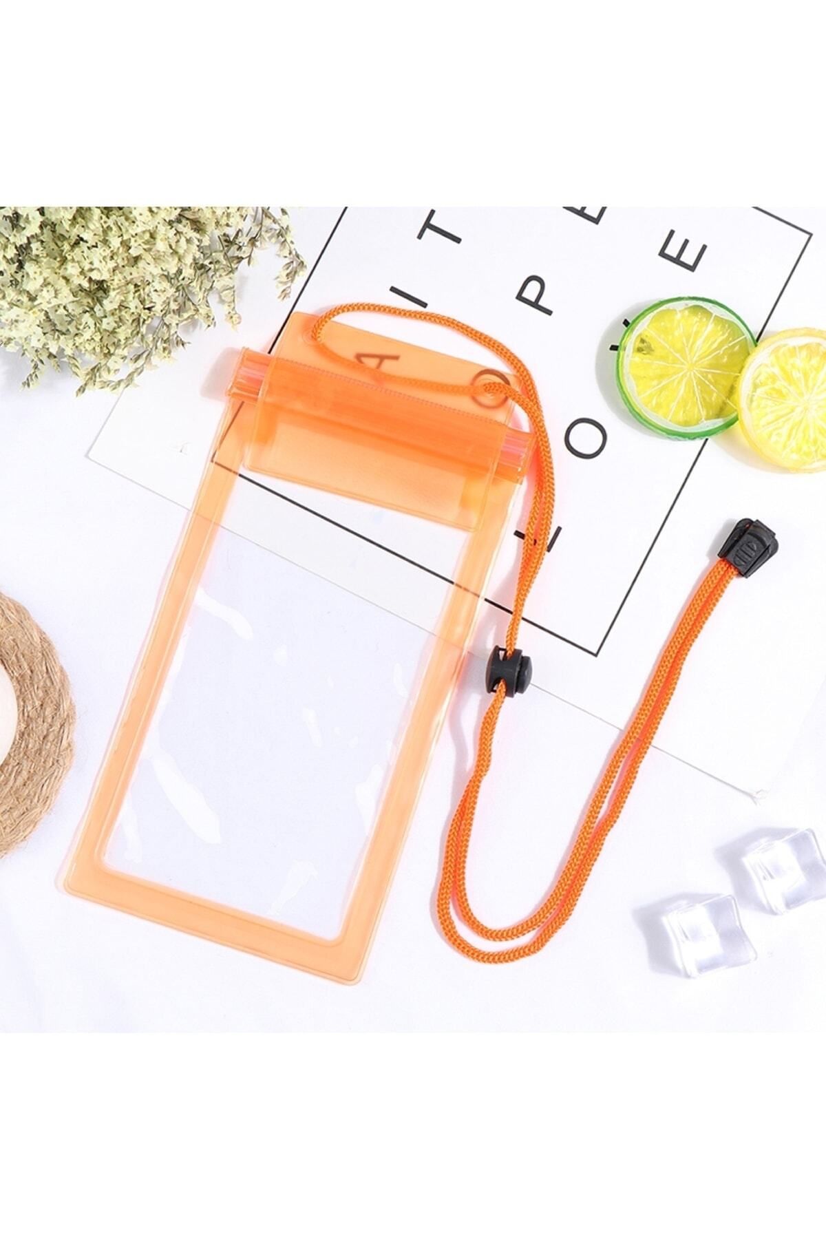 teknodv Su Geçirmez Telefon Kılıf Kab Universal Waterproof Ipx 3d Cırt Cırt Korumalı Boyun Askılı