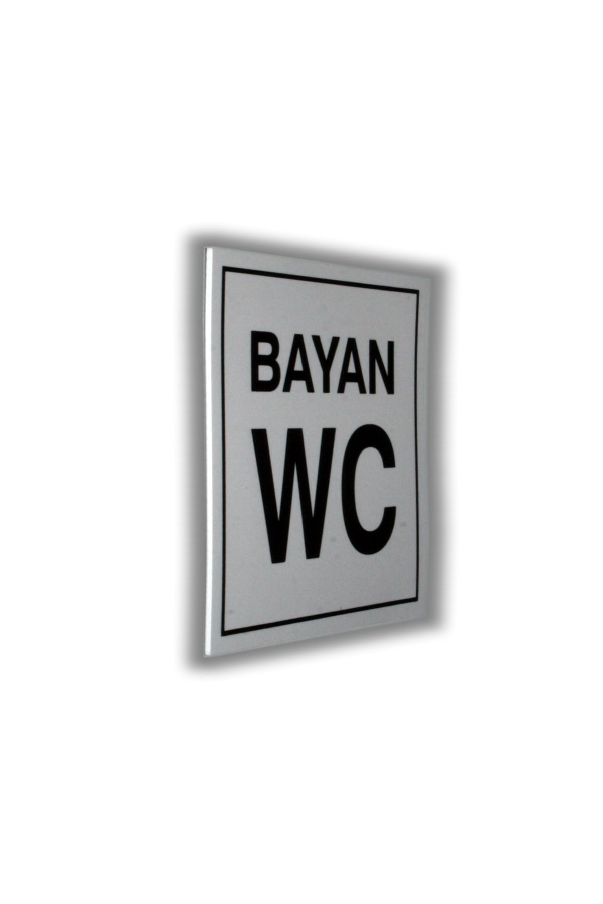 Bul-Sat-Forex Warning Signs and Symbols 10X10 cm 1 mm Written Mr.-Ms. Wc Symbol for Handicapped 1
