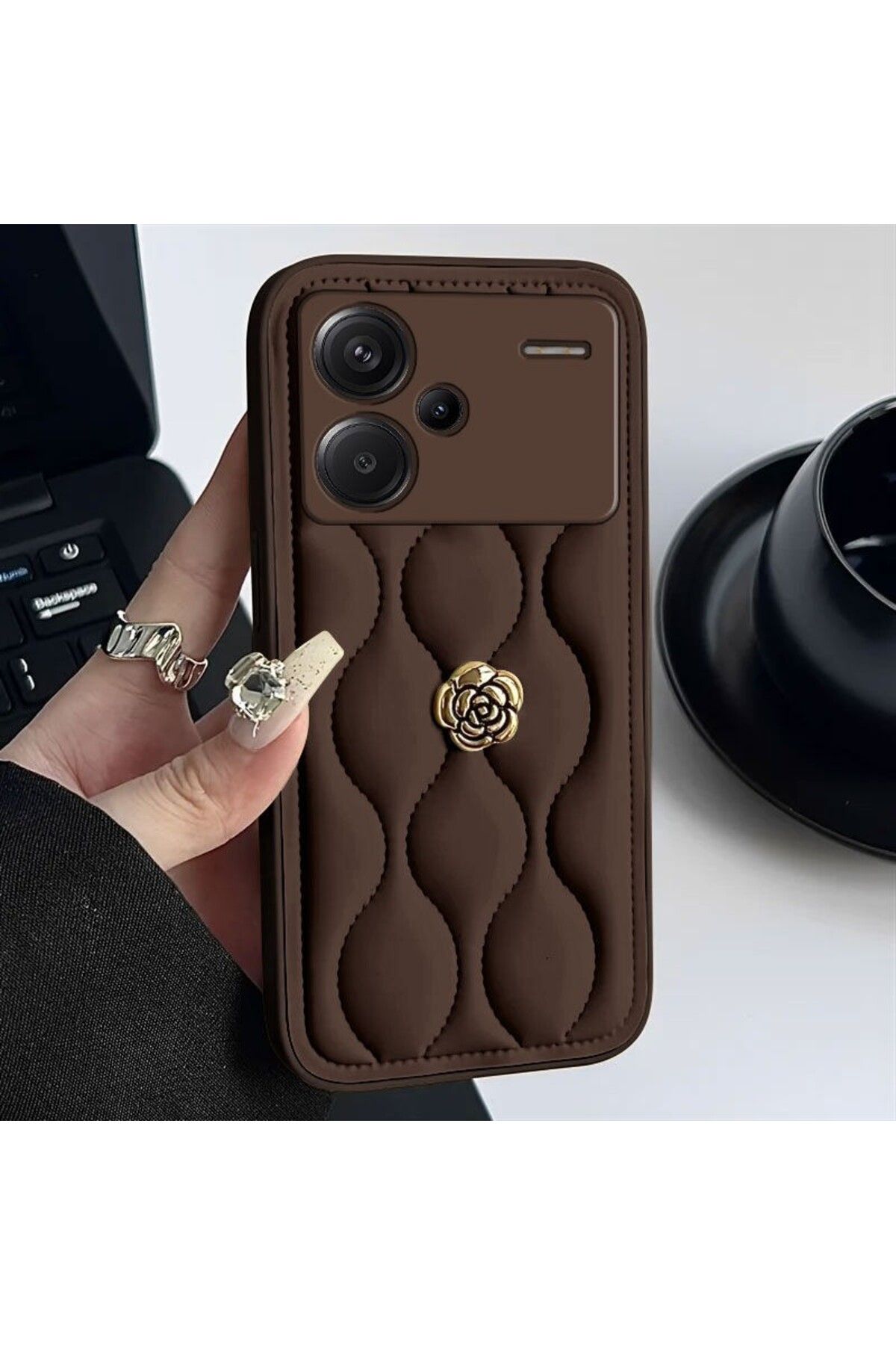 Zebana Samsung Galaxy S23 Uyumlu Zebana Camellia Kılıf