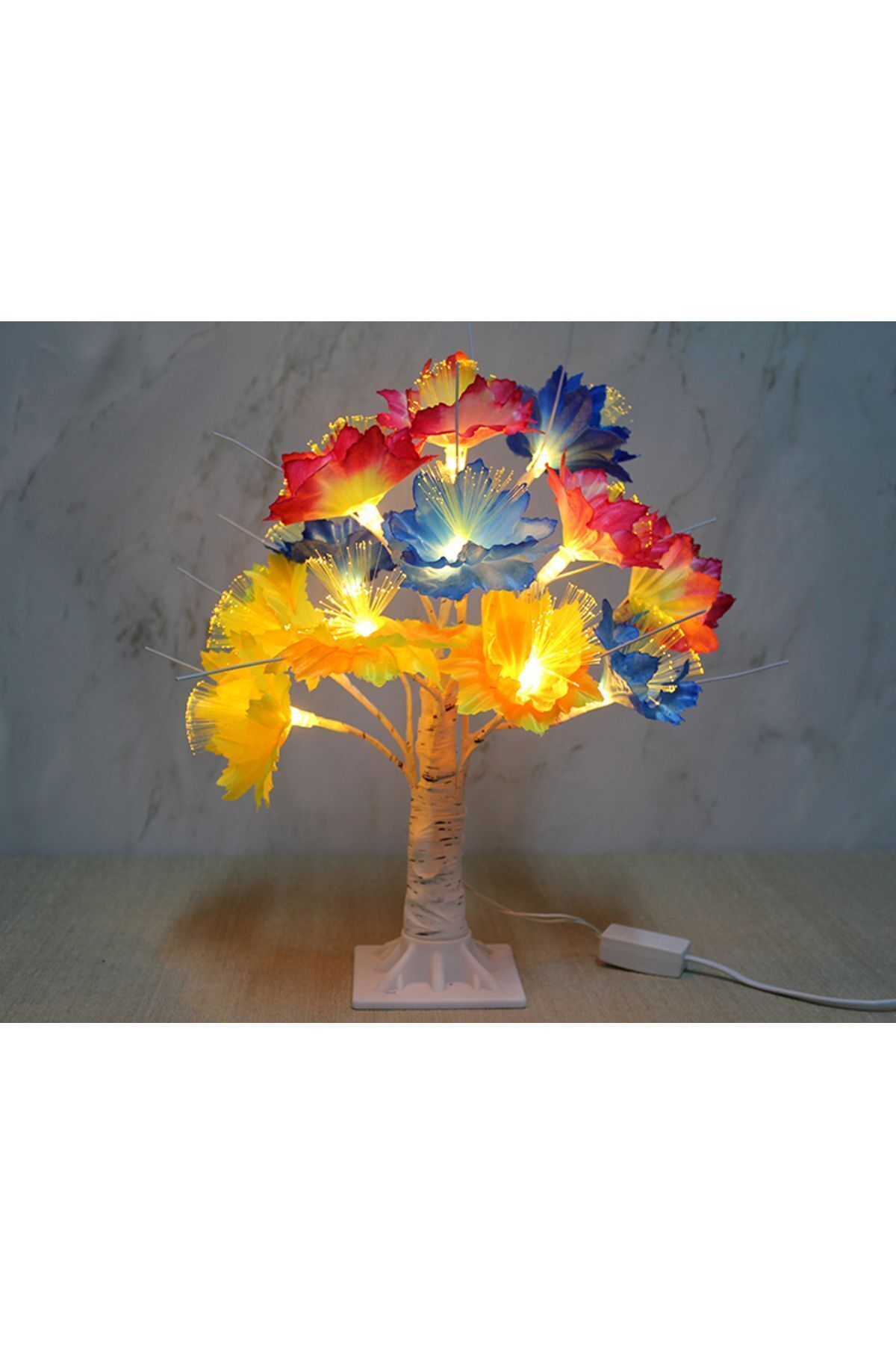 SerenityHaven Dekoratif Ledli Çiçek Alk1736