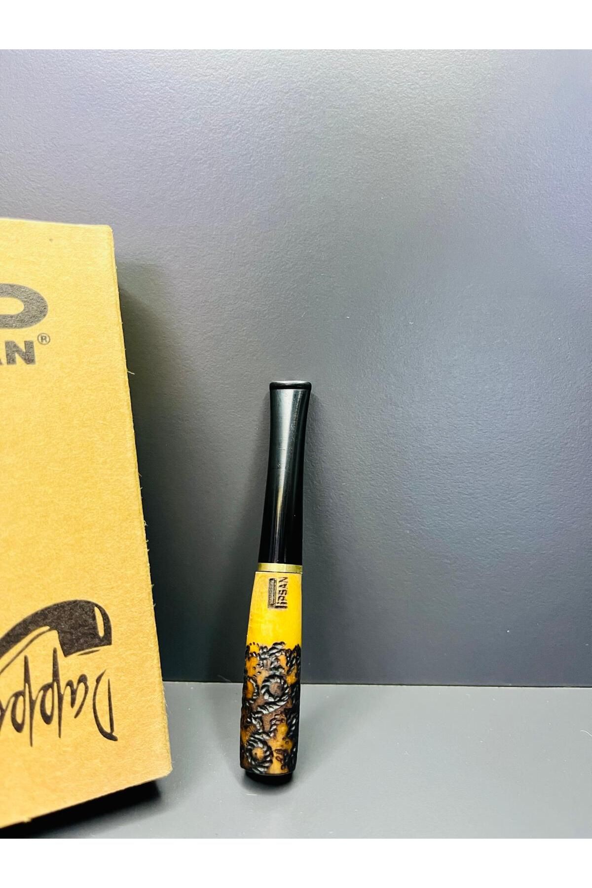 Pipsan Hakiki Gül Ağacı 7,5 mm(Kalın) Premium Sigara Ağızlığı
